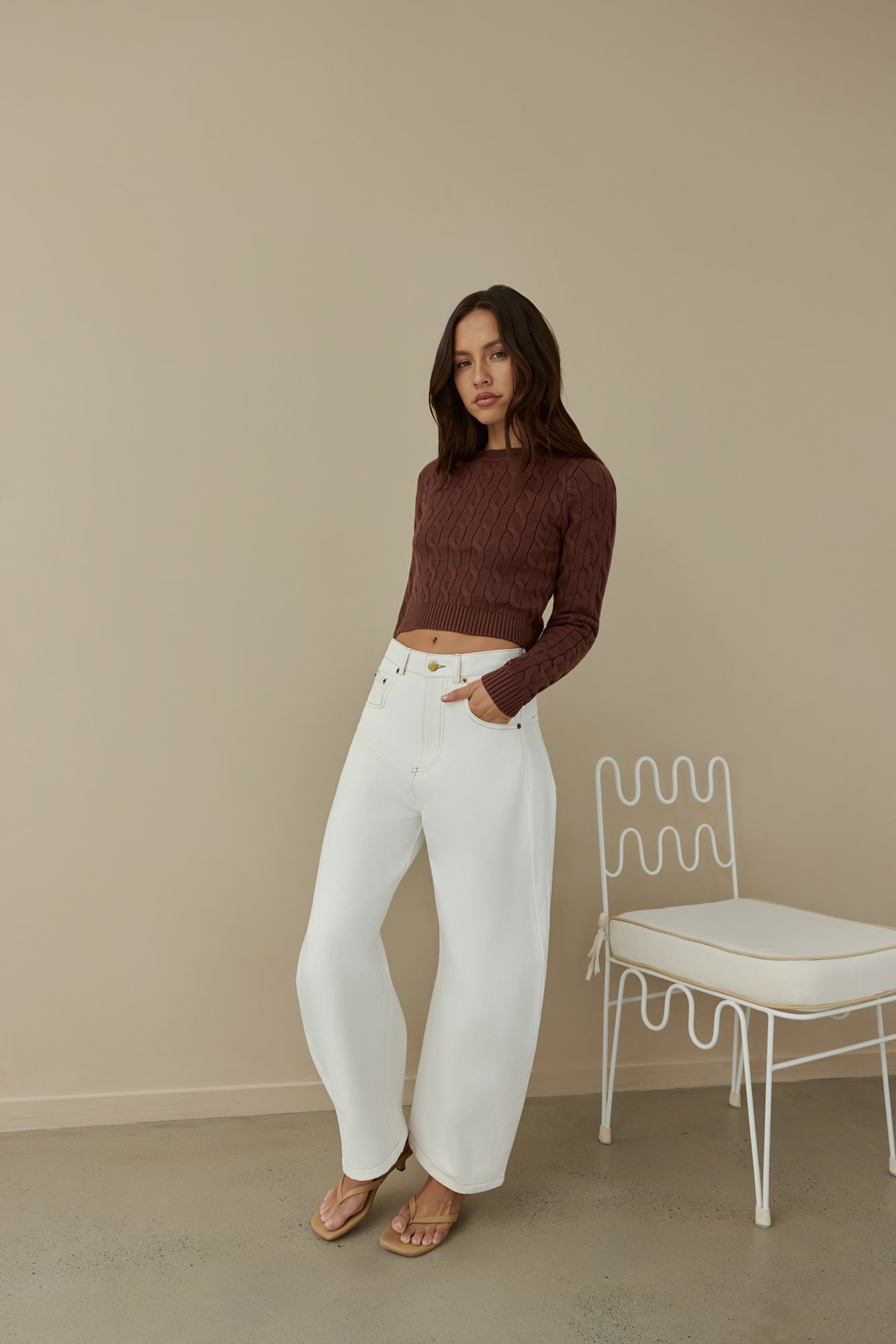 Destined For You Wide Pants White-Trogz