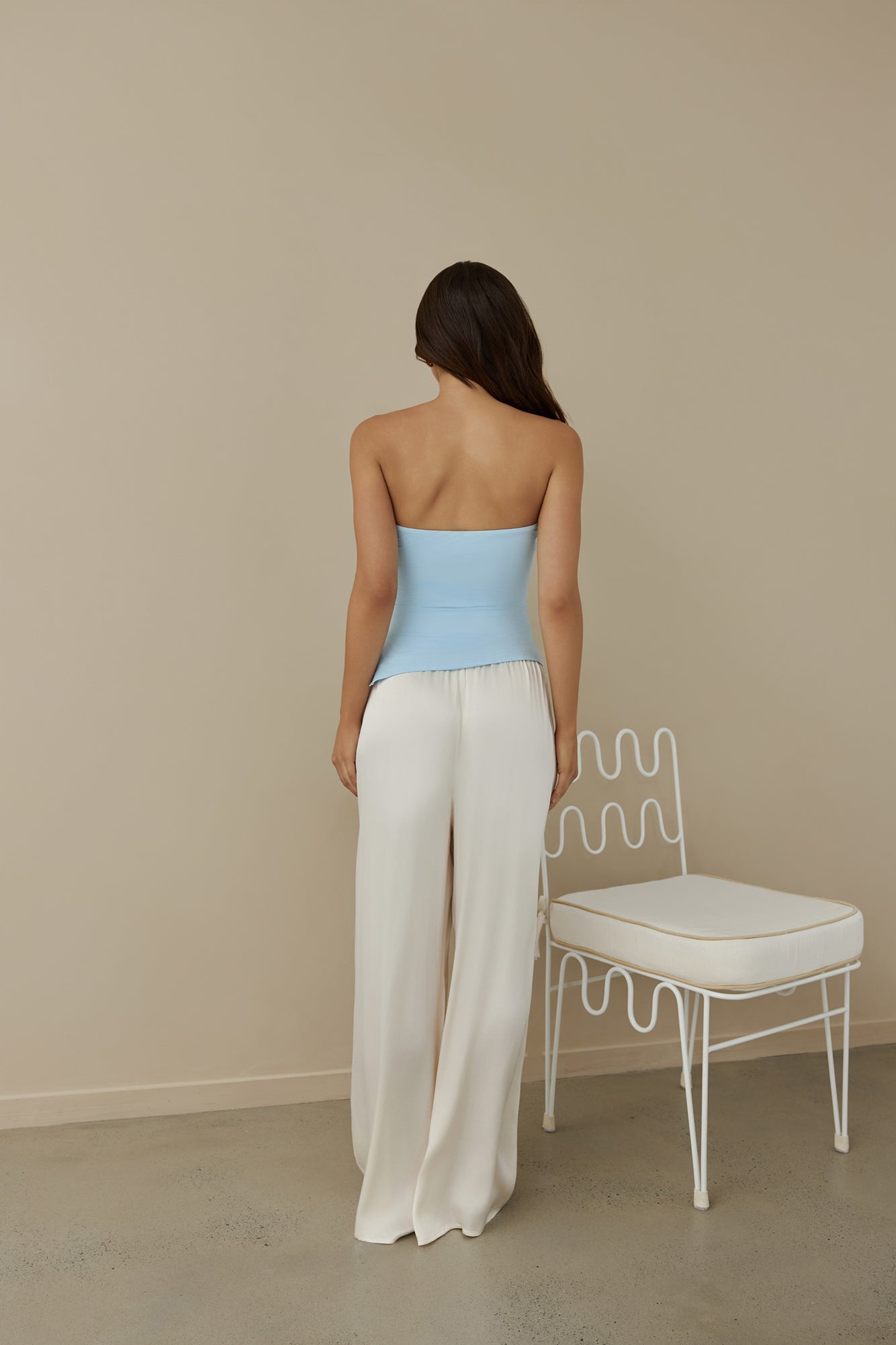 Luna Loves Strapless Top Blue-Trogz