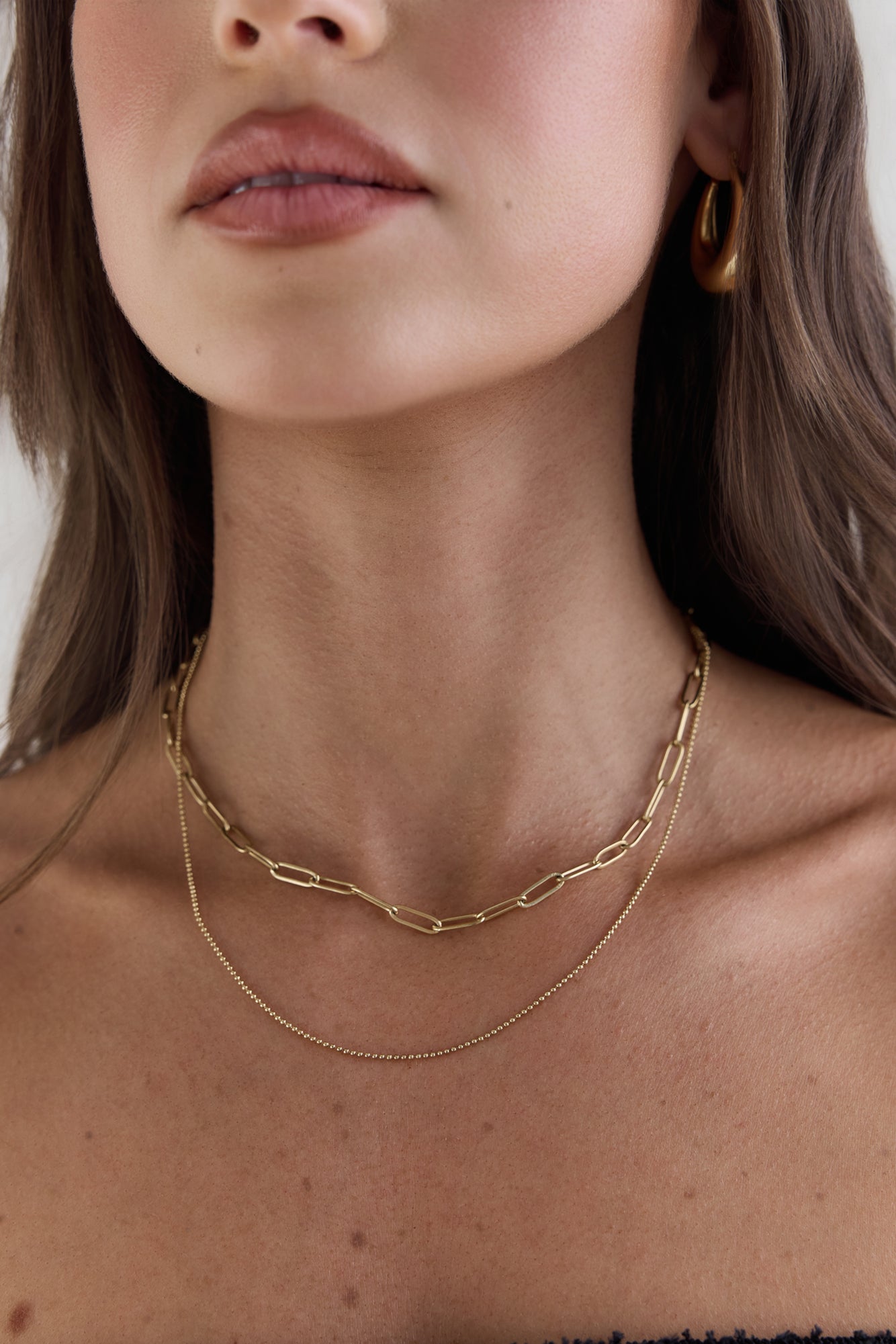 18k Gold Plated Subtle Indulgence Necklace Gold-Trogz