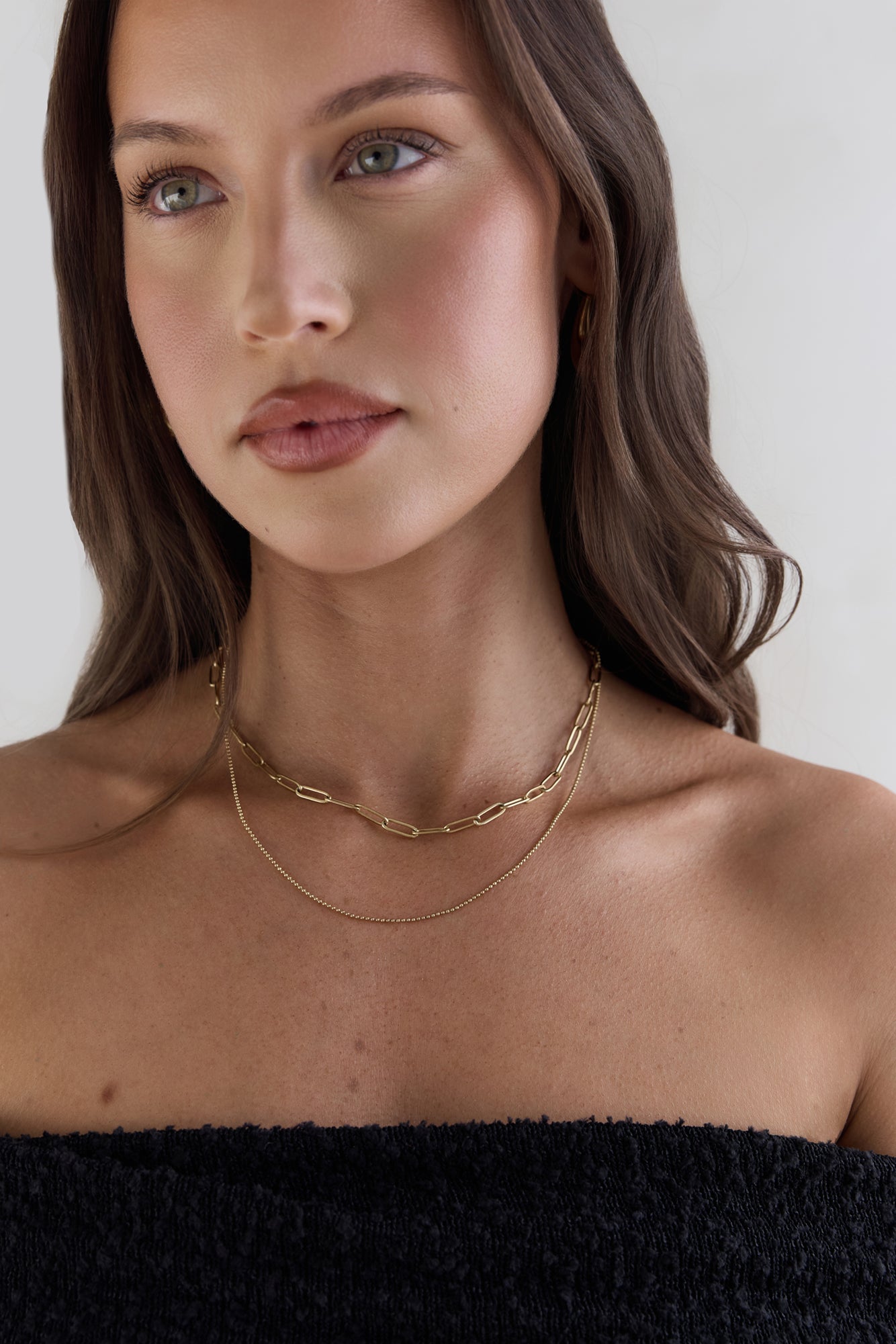 18k Gold Plated Subtle Indulgence Necklace Gold-Trogz