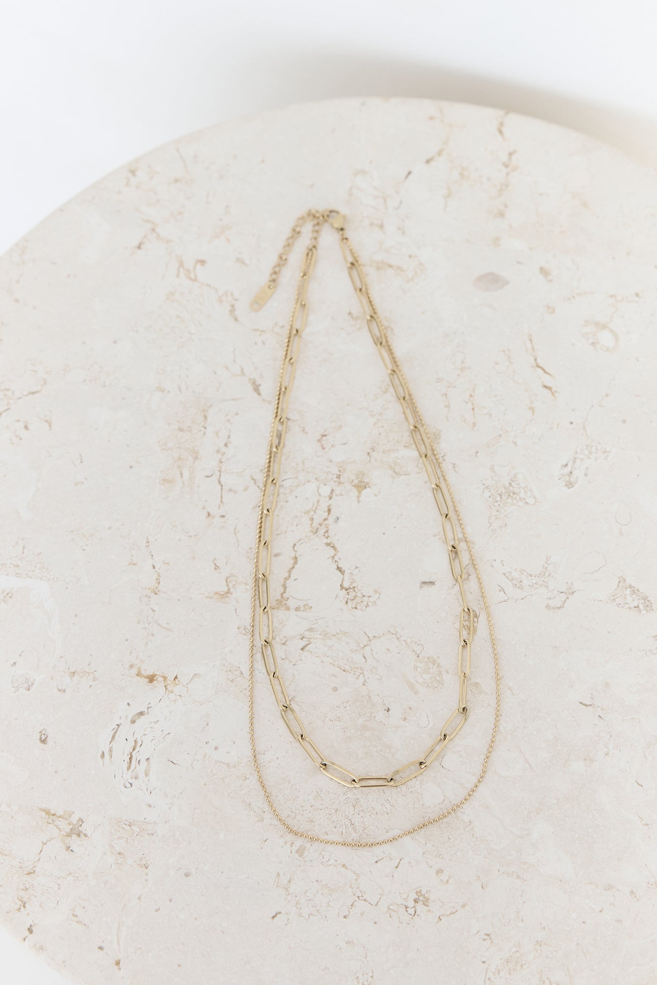 18k Gold Plated Subtle Indulgence Necklace Gold-Trogz