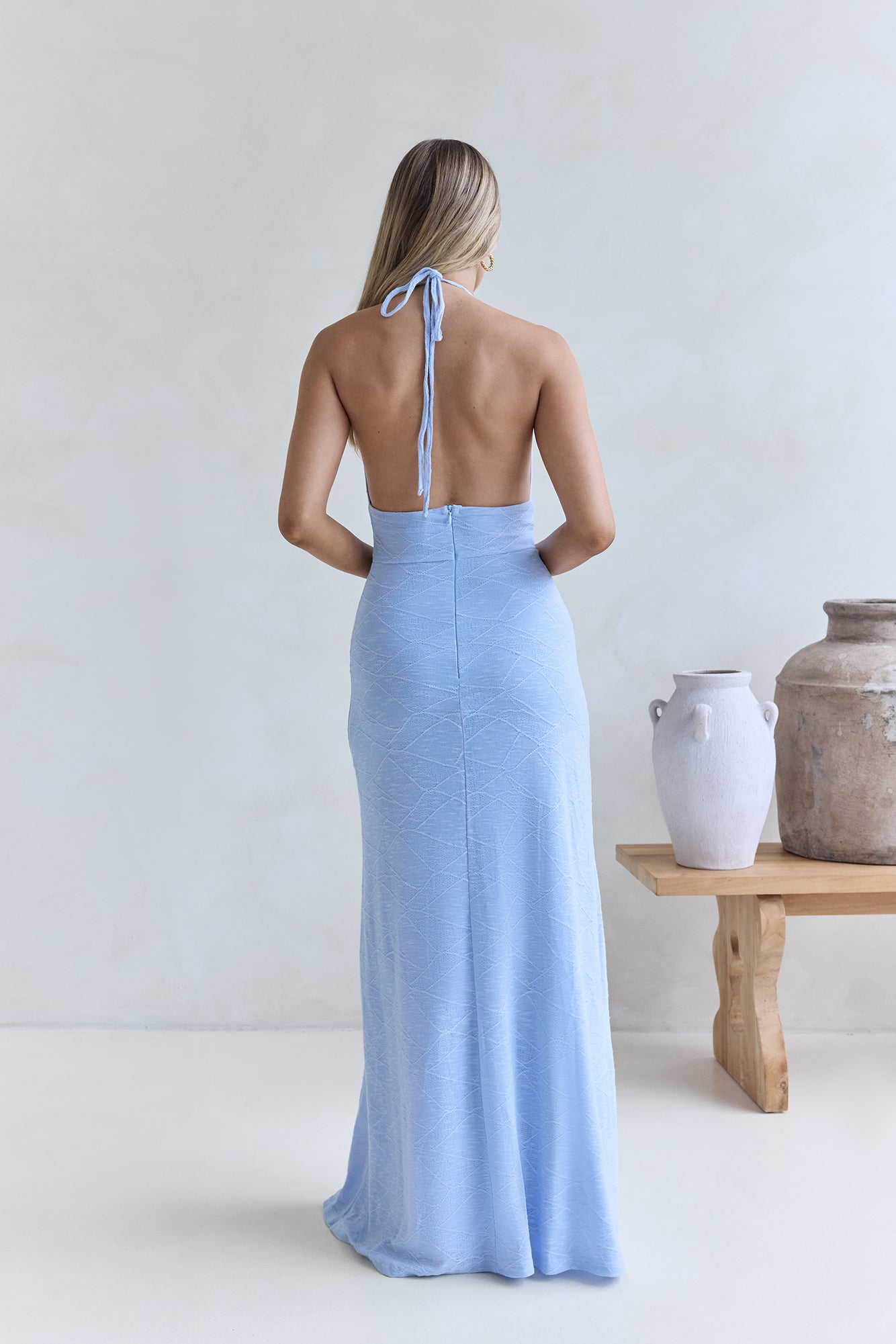 Adano Maxi Dress Blue-Trogz
