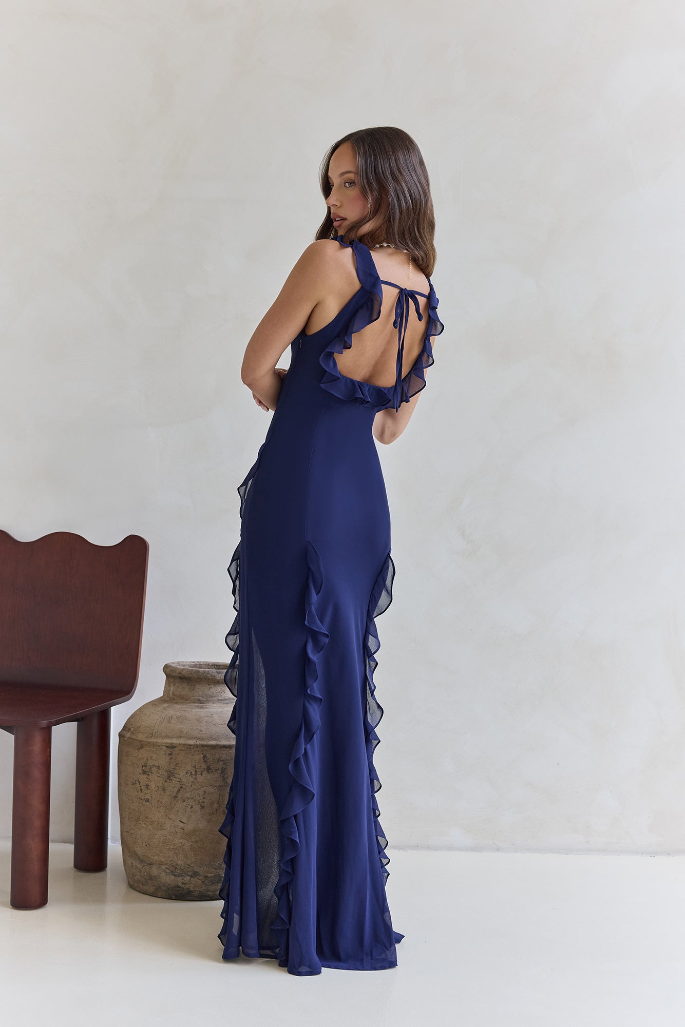 All Night Affair Maxi Dress Ink-Trogz