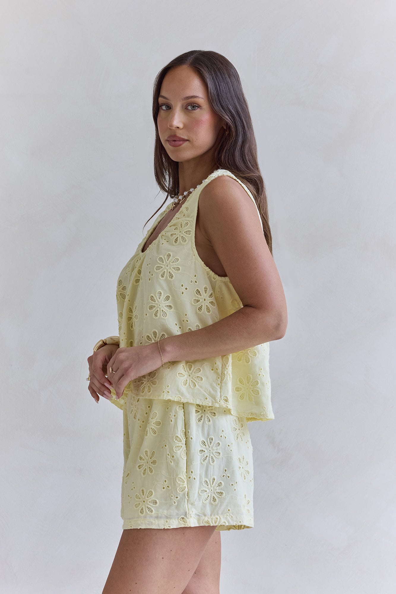 Kyra Shorts Yellow-Trogz