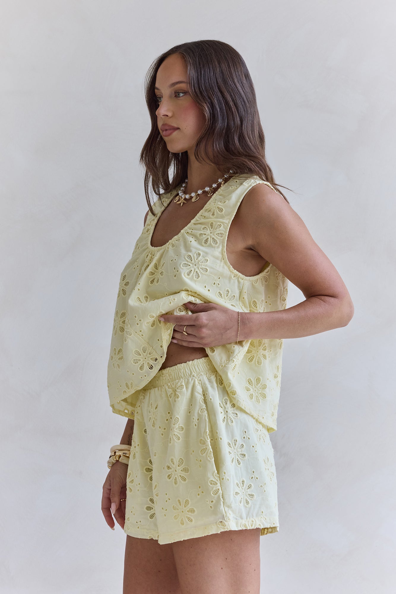 Kyra Shorts Yellow-Trogz