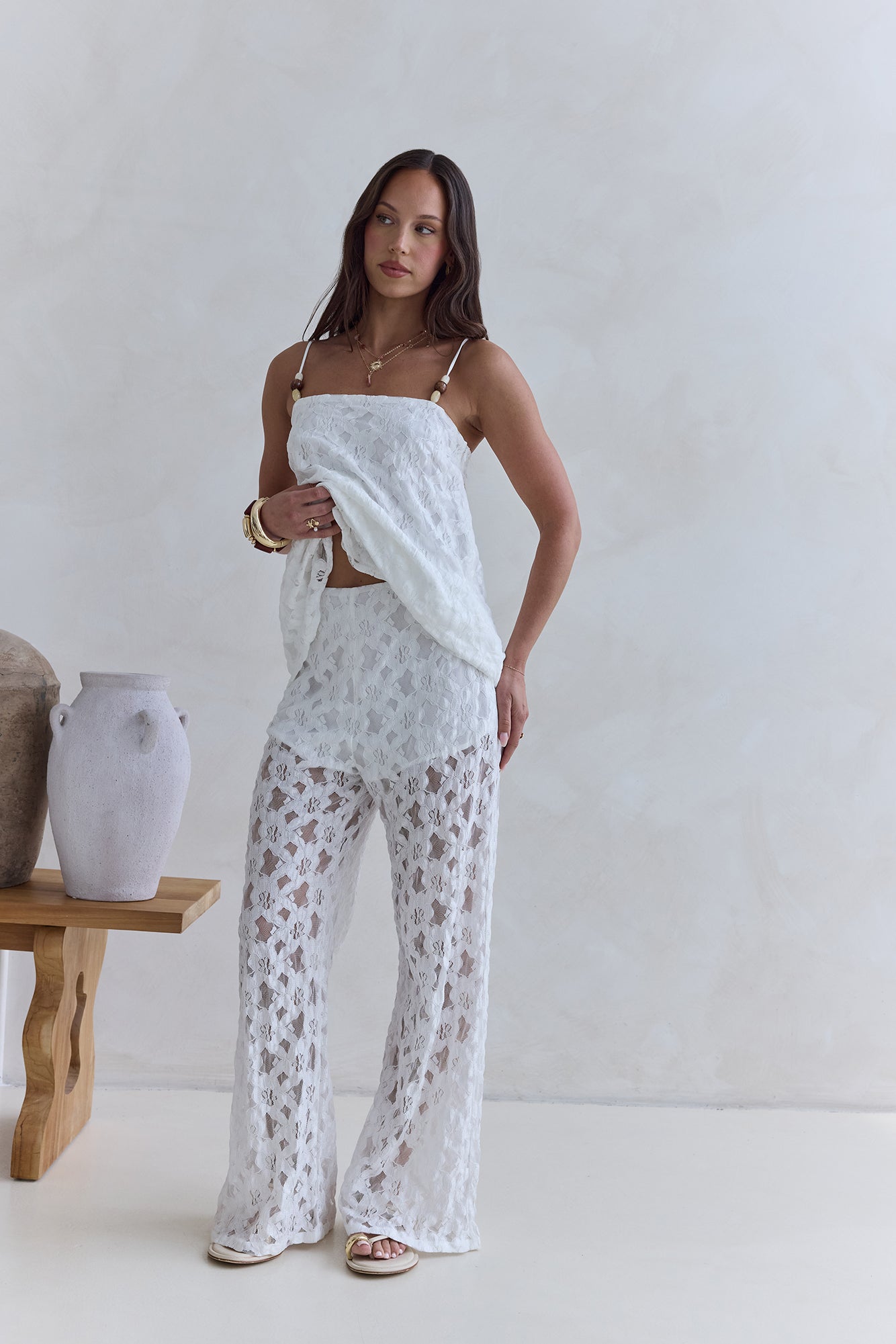 Highlight Reel Lace Set White-Trogz