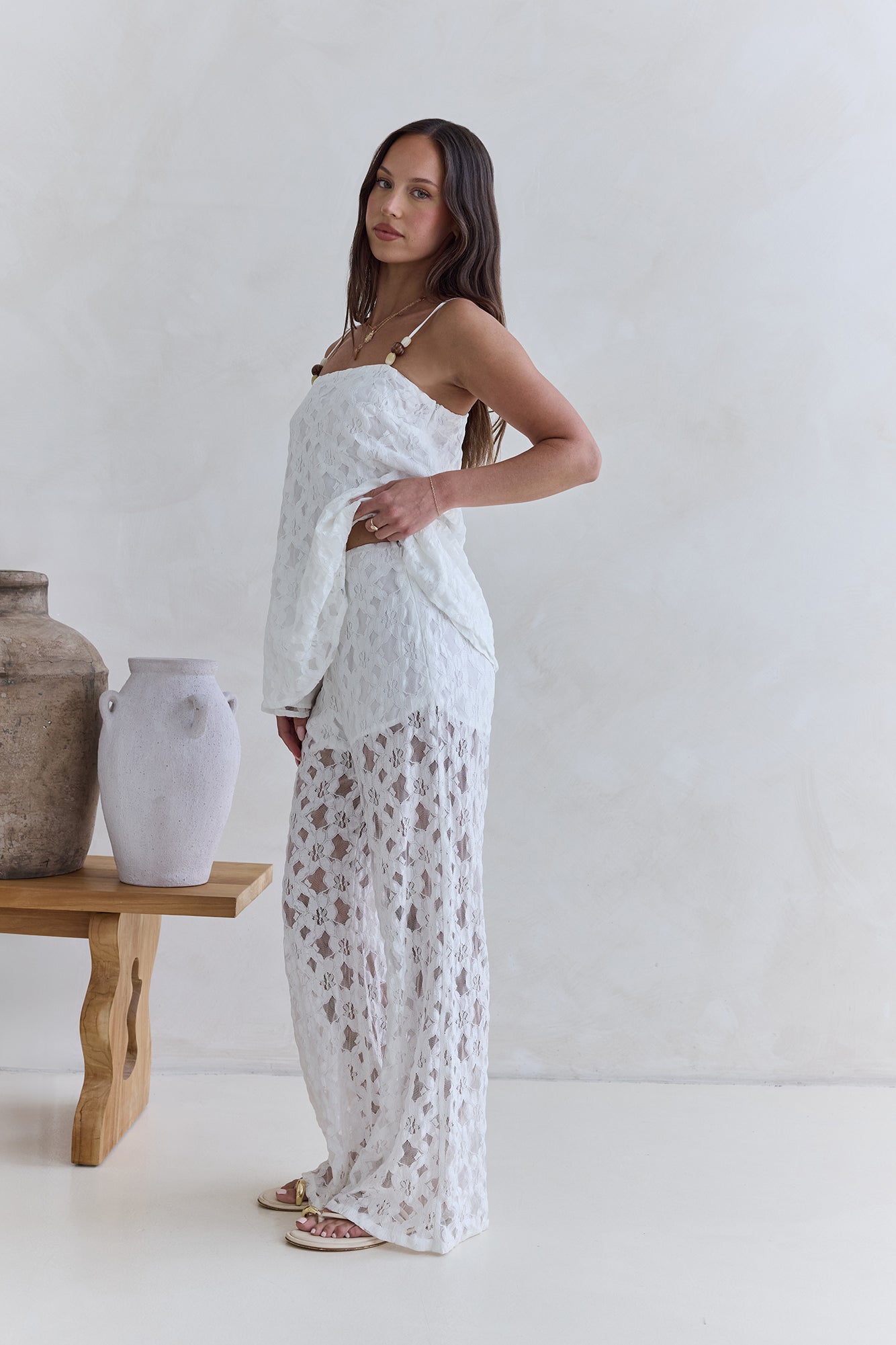 Highlight Reel Lace Set White-Trogz