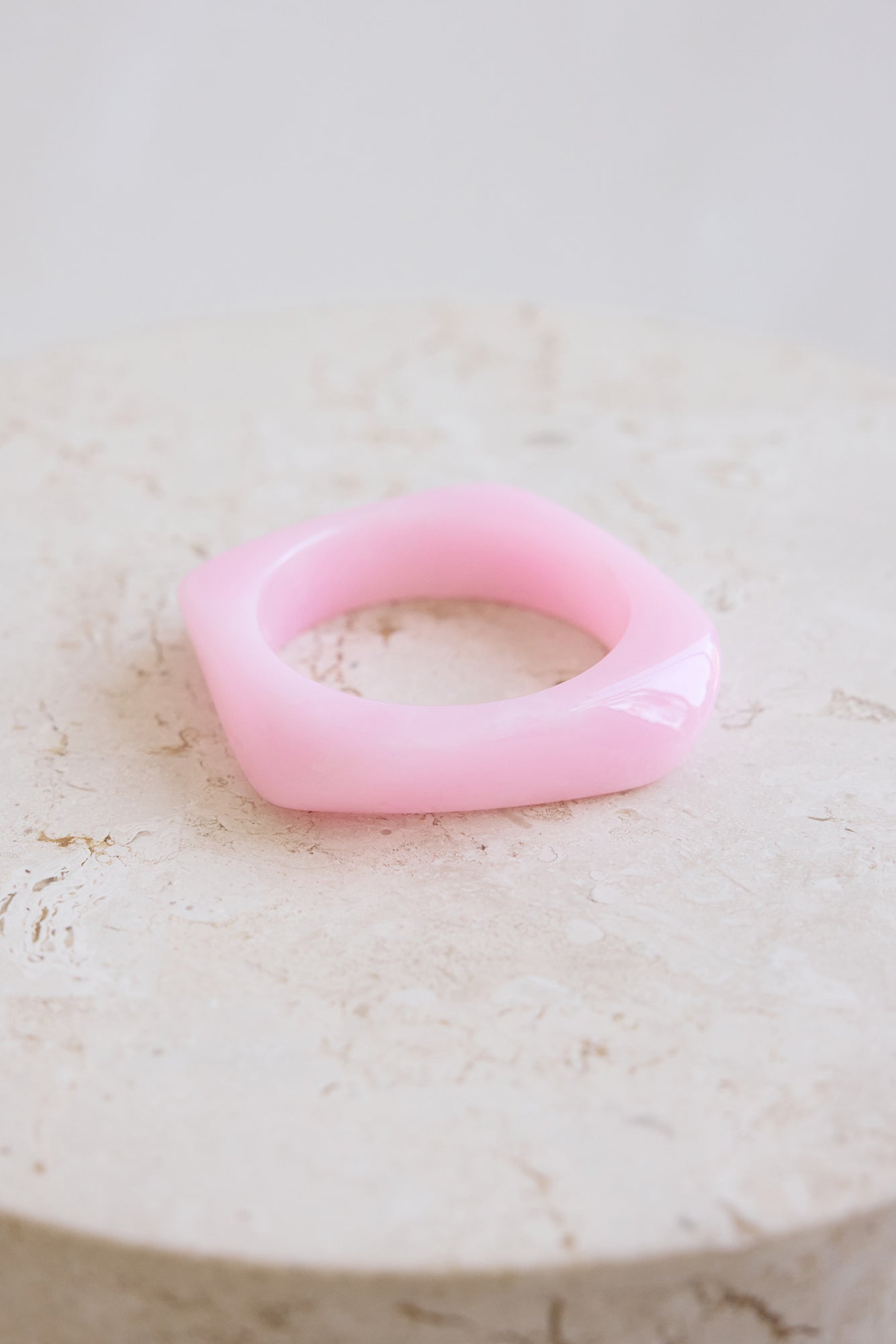 Soft Rose Bangle Light Pink-Trogz