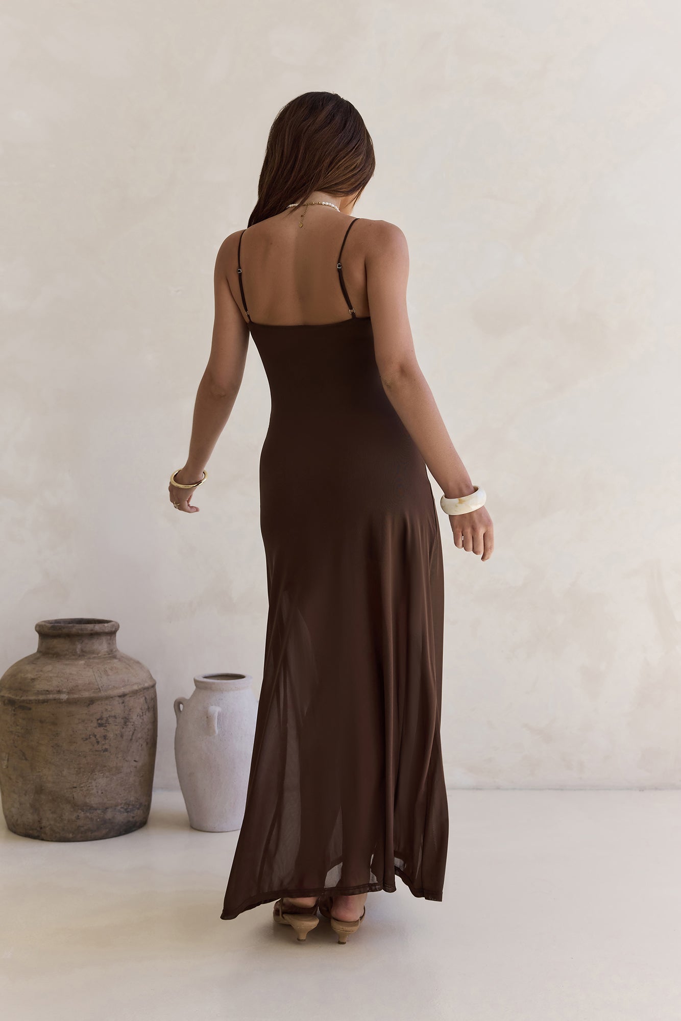 Alessandra Maxi Dress Chocolate-Trogz