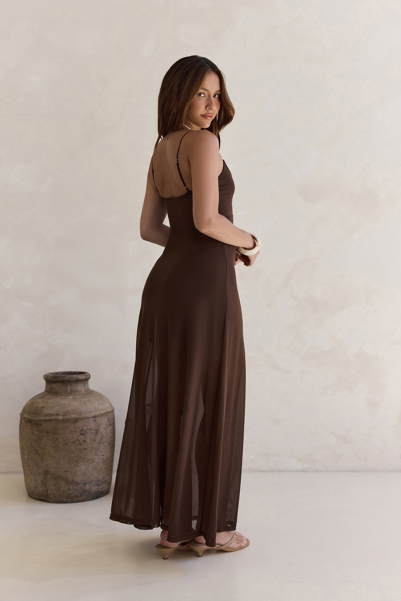 Alessandra Maxi Dress Chocolate-Trogz