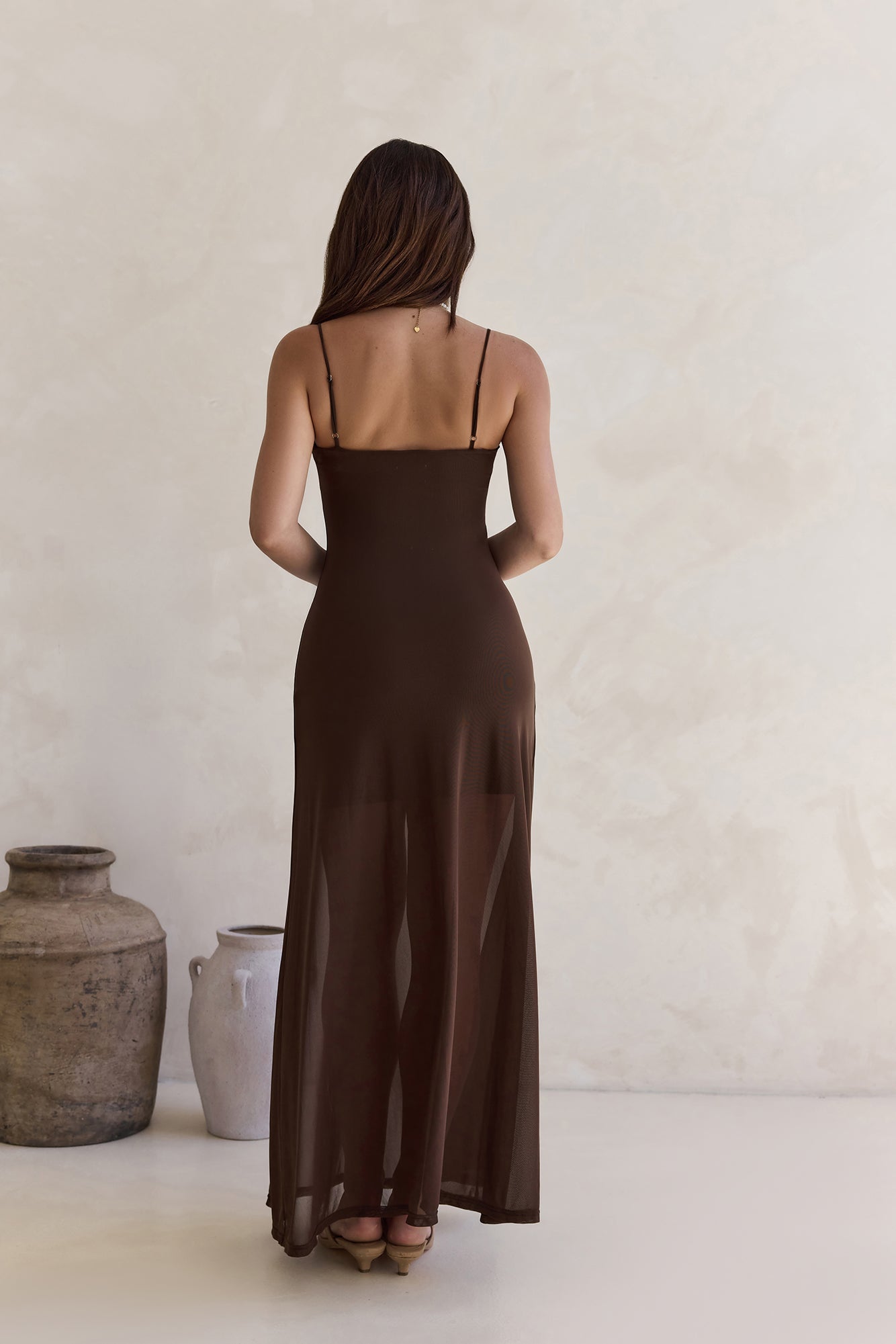 Alessandra Maxi Dress Chocolate-Trogz