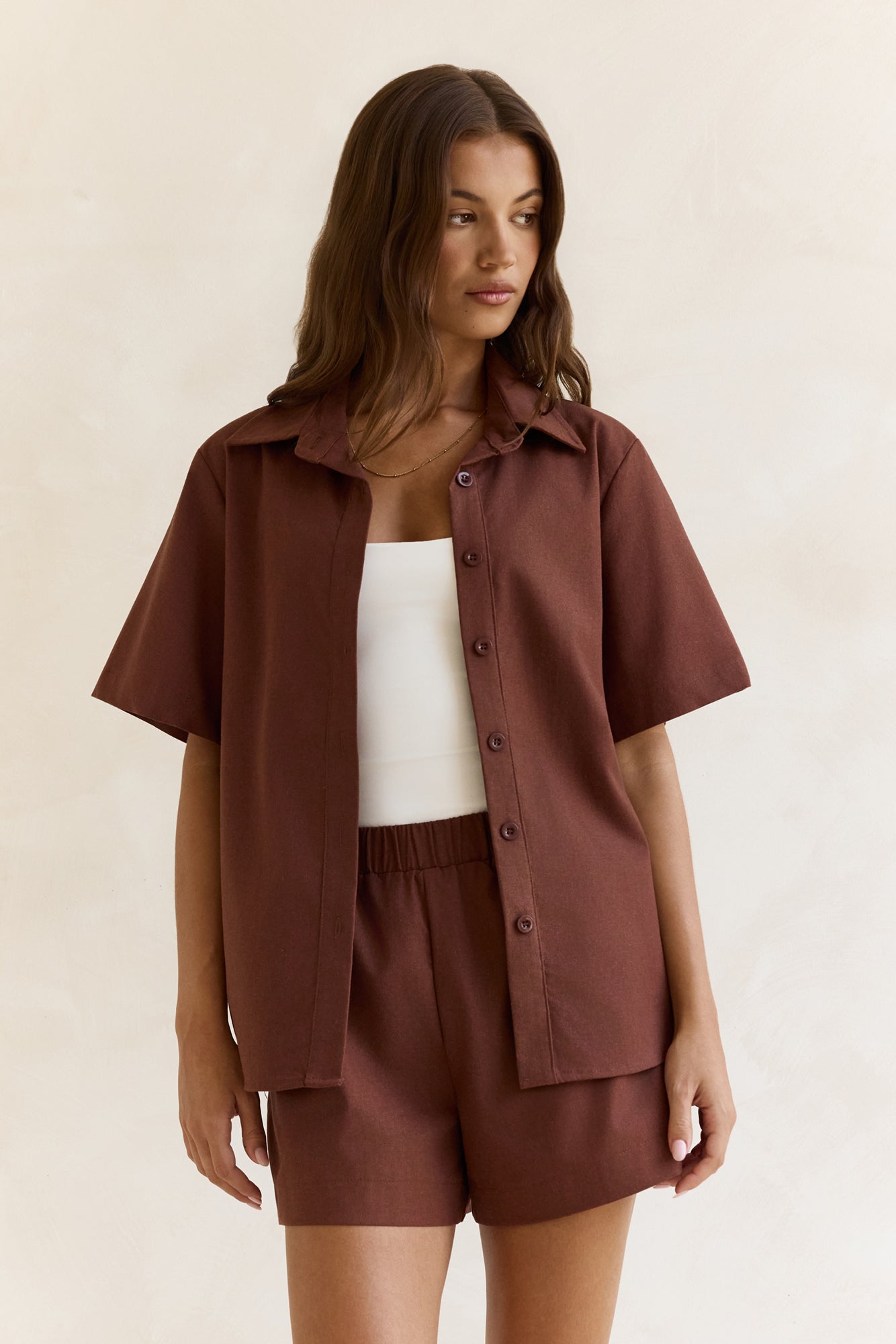 Found In Your Heart Shorts Brown-Trogz