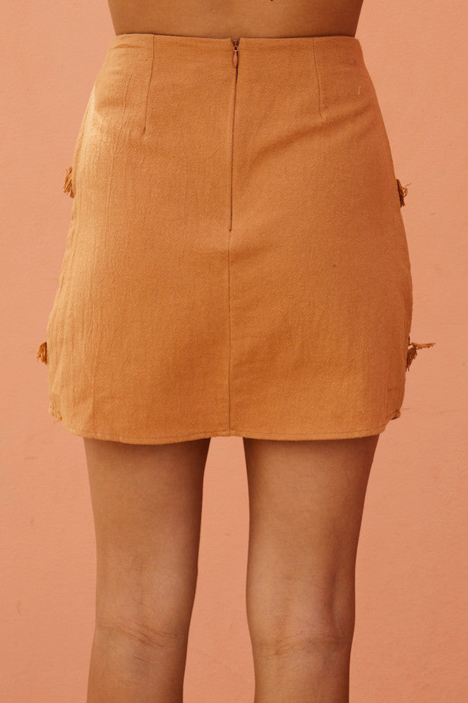 Ancient Heirloom Skirt Tan-Trogz