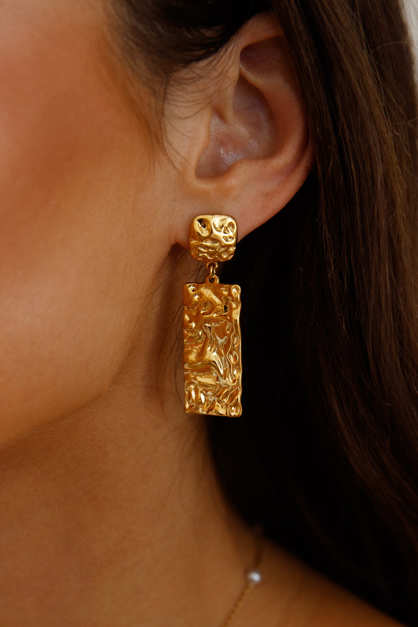 18K Gold Plated Vintage Charm Earrings Gold-Trogz