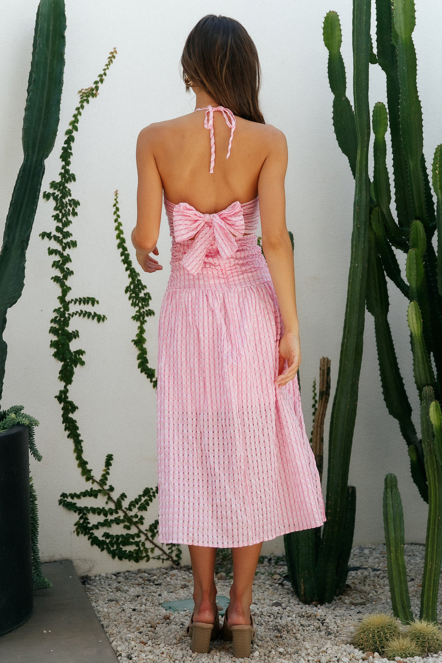 Aquila Maxi Dress Pink-Trogz