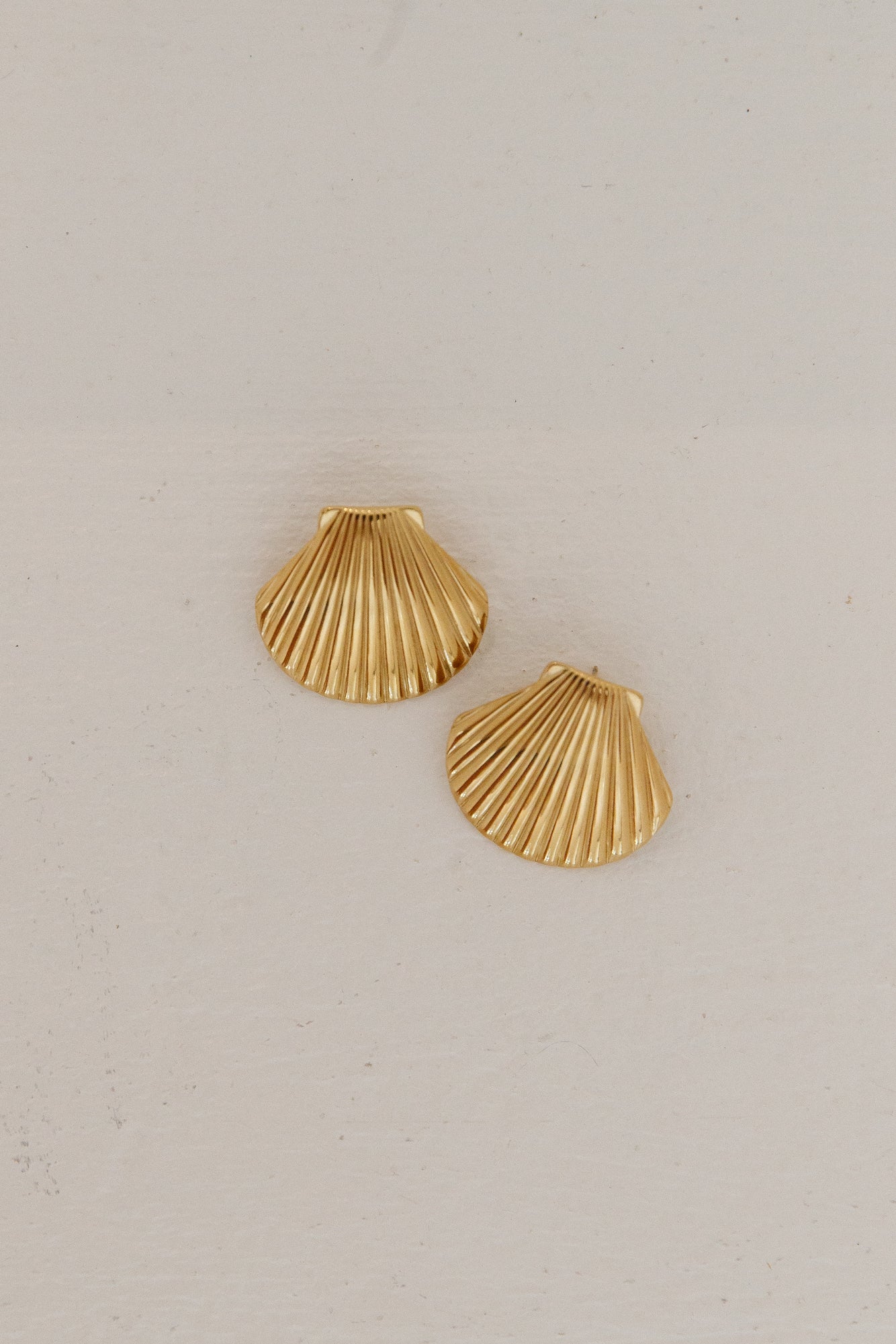 18k Gold Plated Washed Up Earrings Gold-Trogz