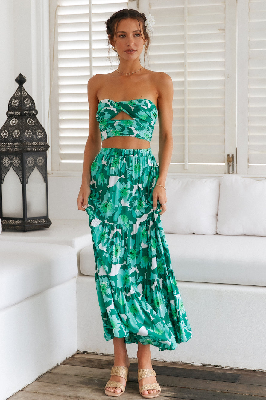 Heart Of The Jungle Maxi Skirt-Trogz