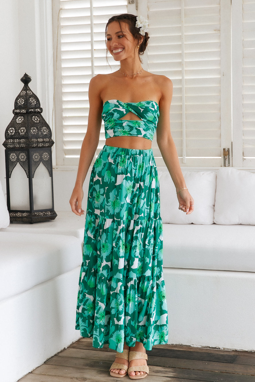Heart Of The Jungle Maxi Skirt-Trogz
