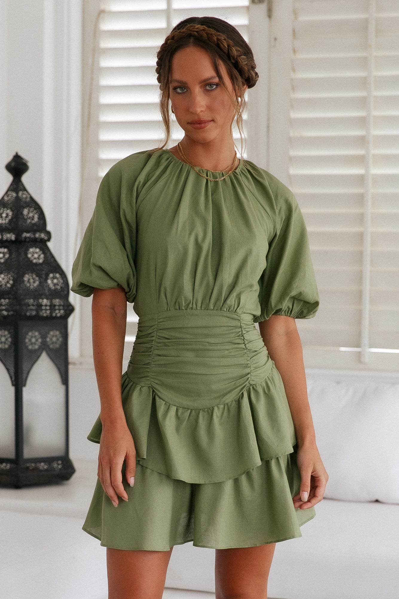 Carmal Dress Olive-Trogz
