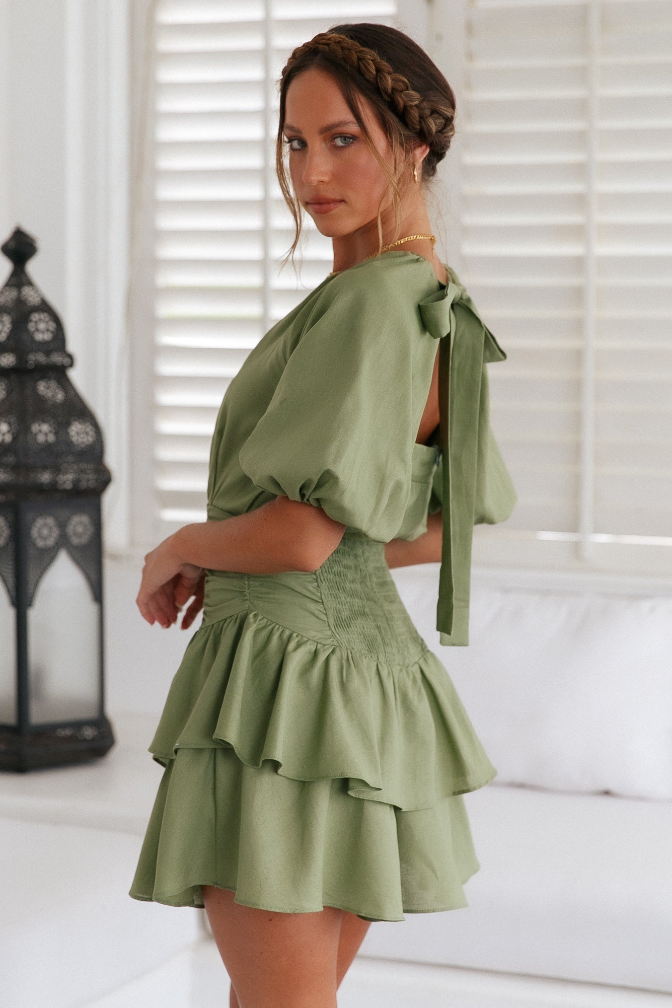 Carmal Dress Olive-Trogz