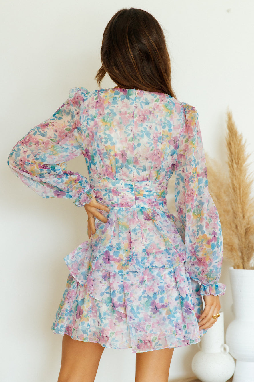 Angels At Sundown Dress Purple-Trogz