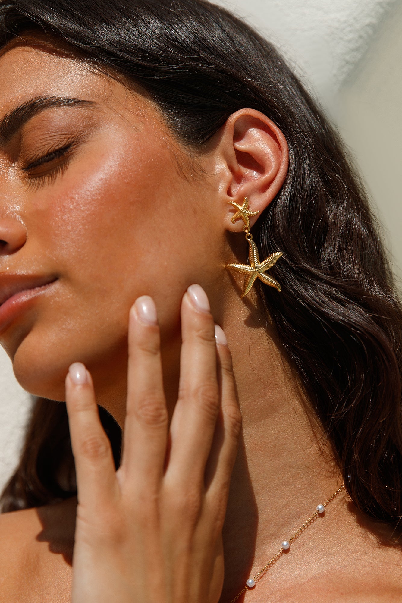 18K Gold Plated Starfish Magic Earrings Gold-Trogz