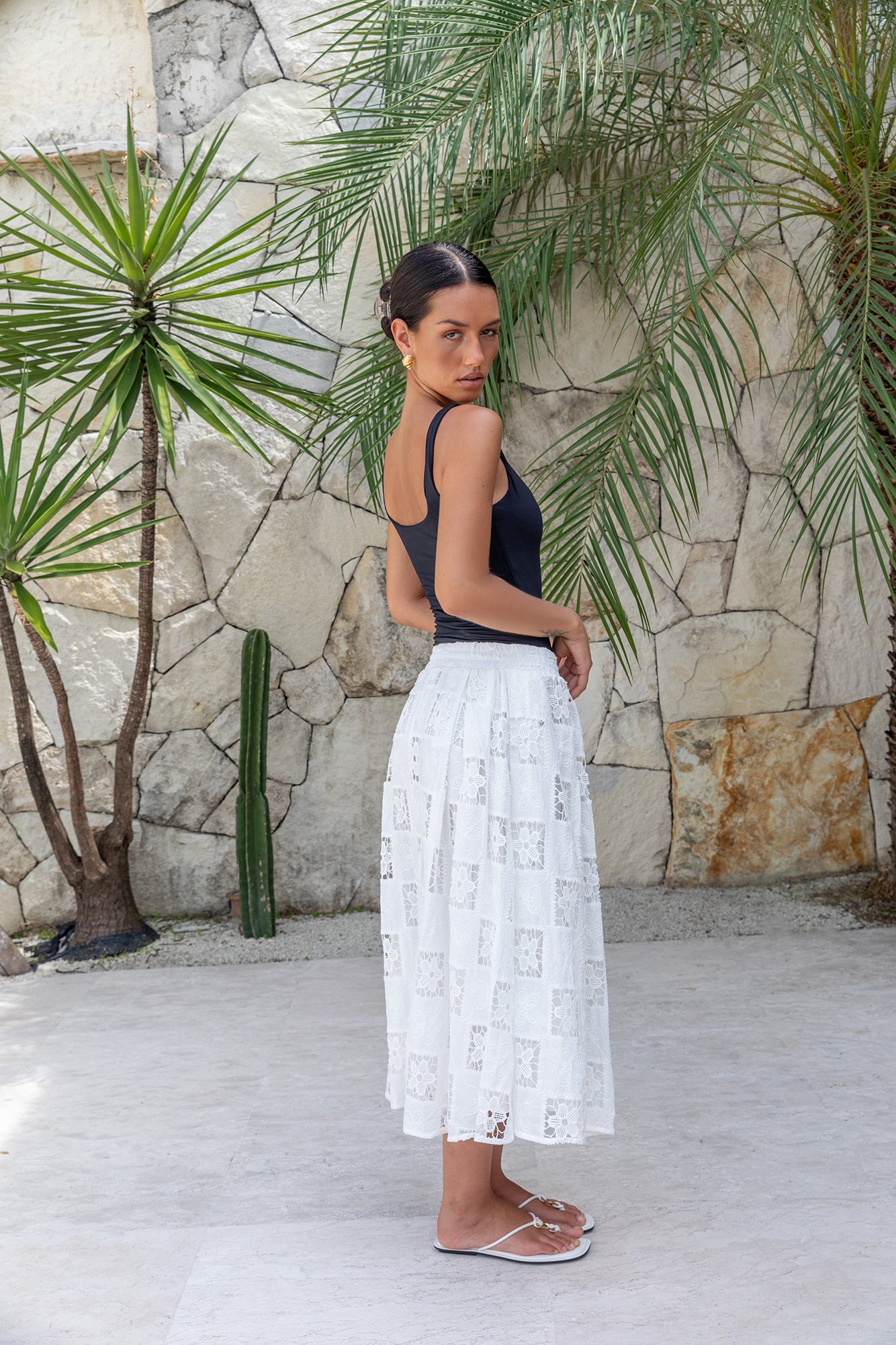 BASE Everyday Staple Singlet Top Black-Trogz