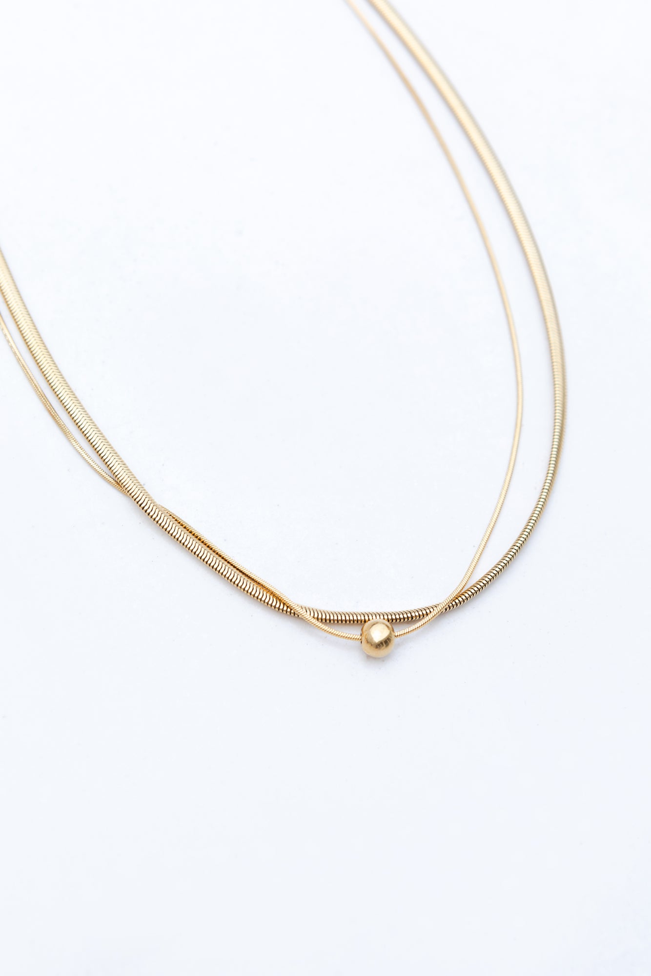 Coasted Gem Necklace Gold-Trogz