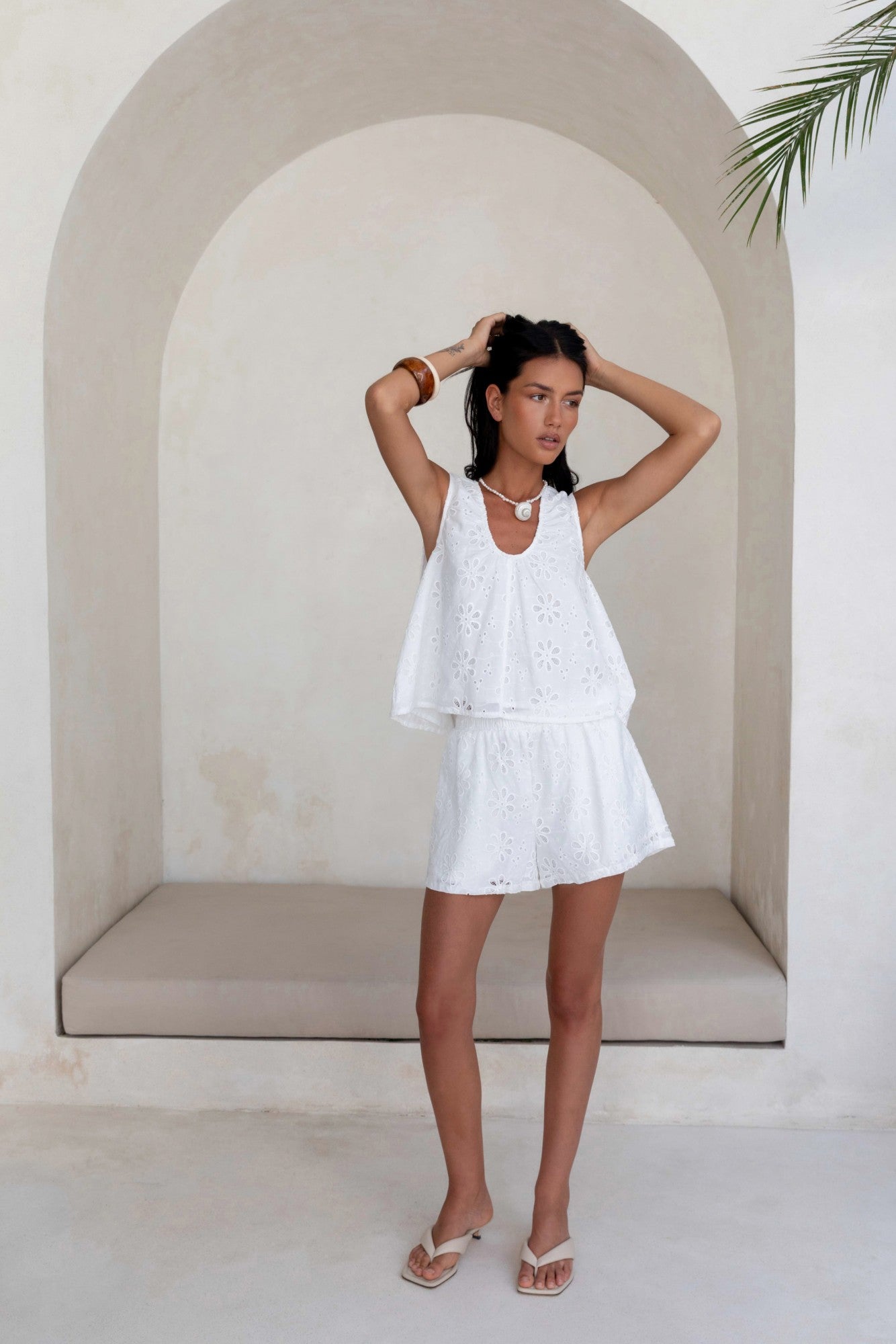 Kyra Shorts White-Trogz