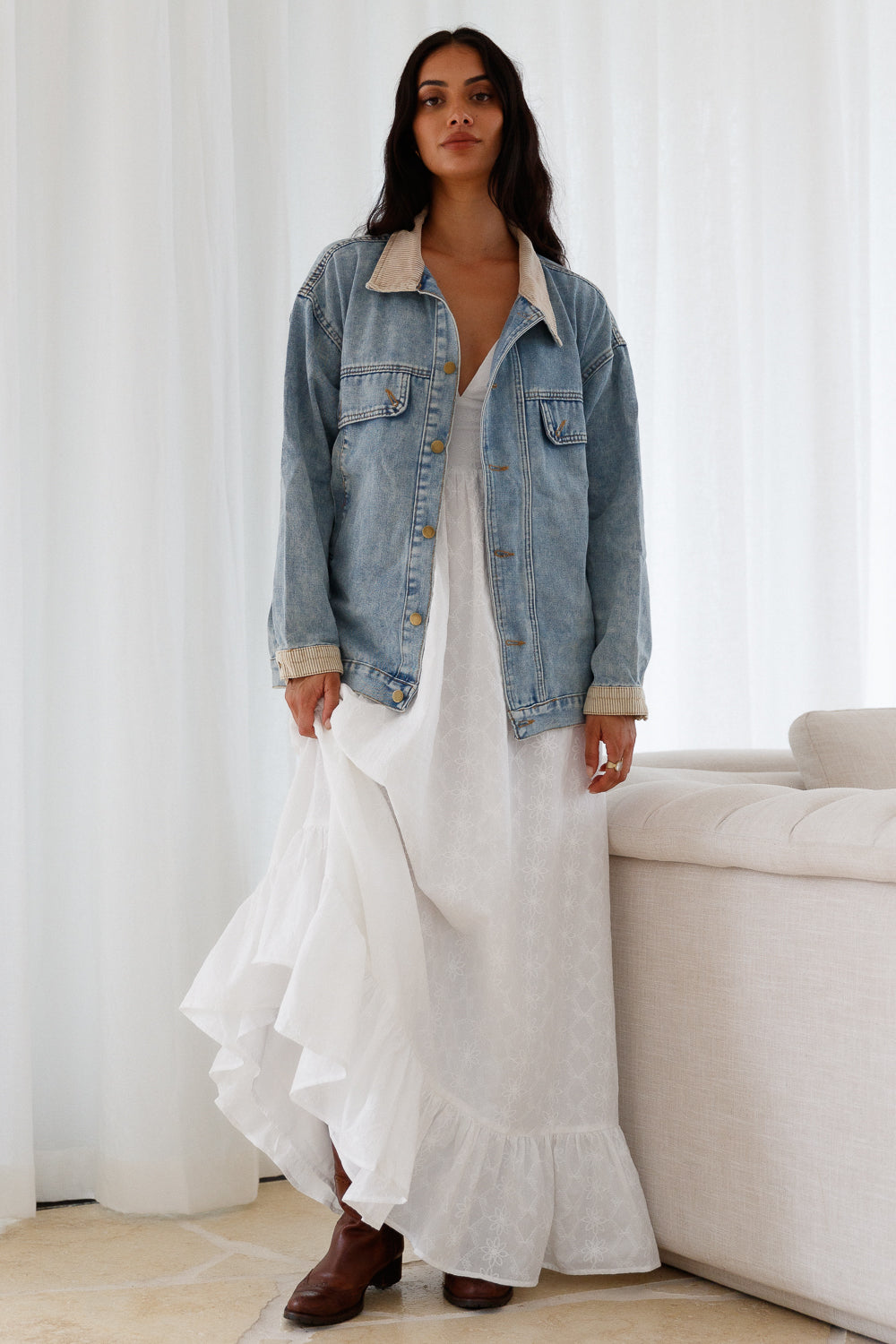 Chill Out Denim Jacket Blue-Trogz