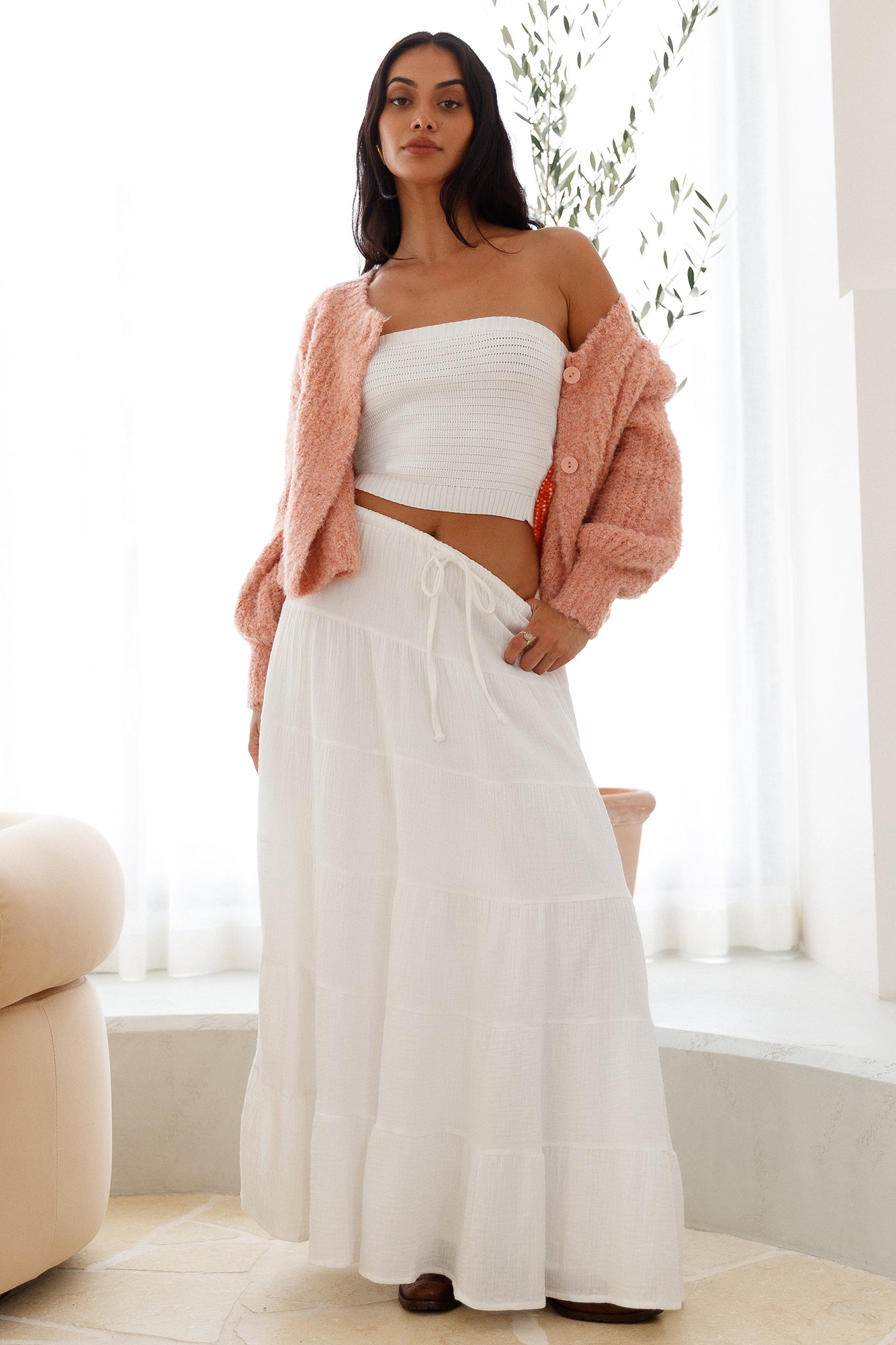 Ice Queen Knit Cardigan Pink-Trogz