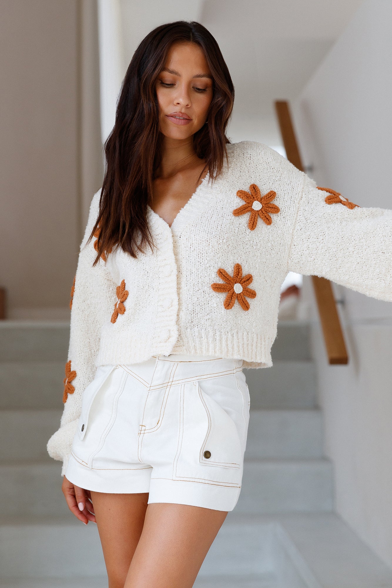 Lost Dreamer Knit Cardigan Natural-Trogz