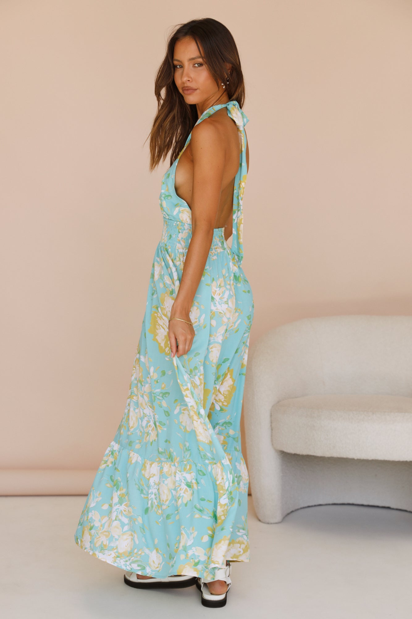 Arising Maxi Dress Blue-Trogz