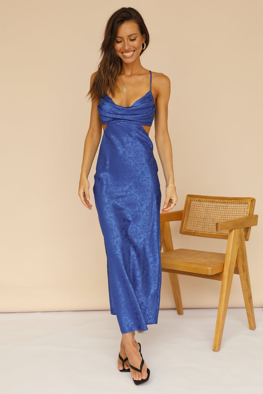 All In Maxi Dress Blue-Trogz