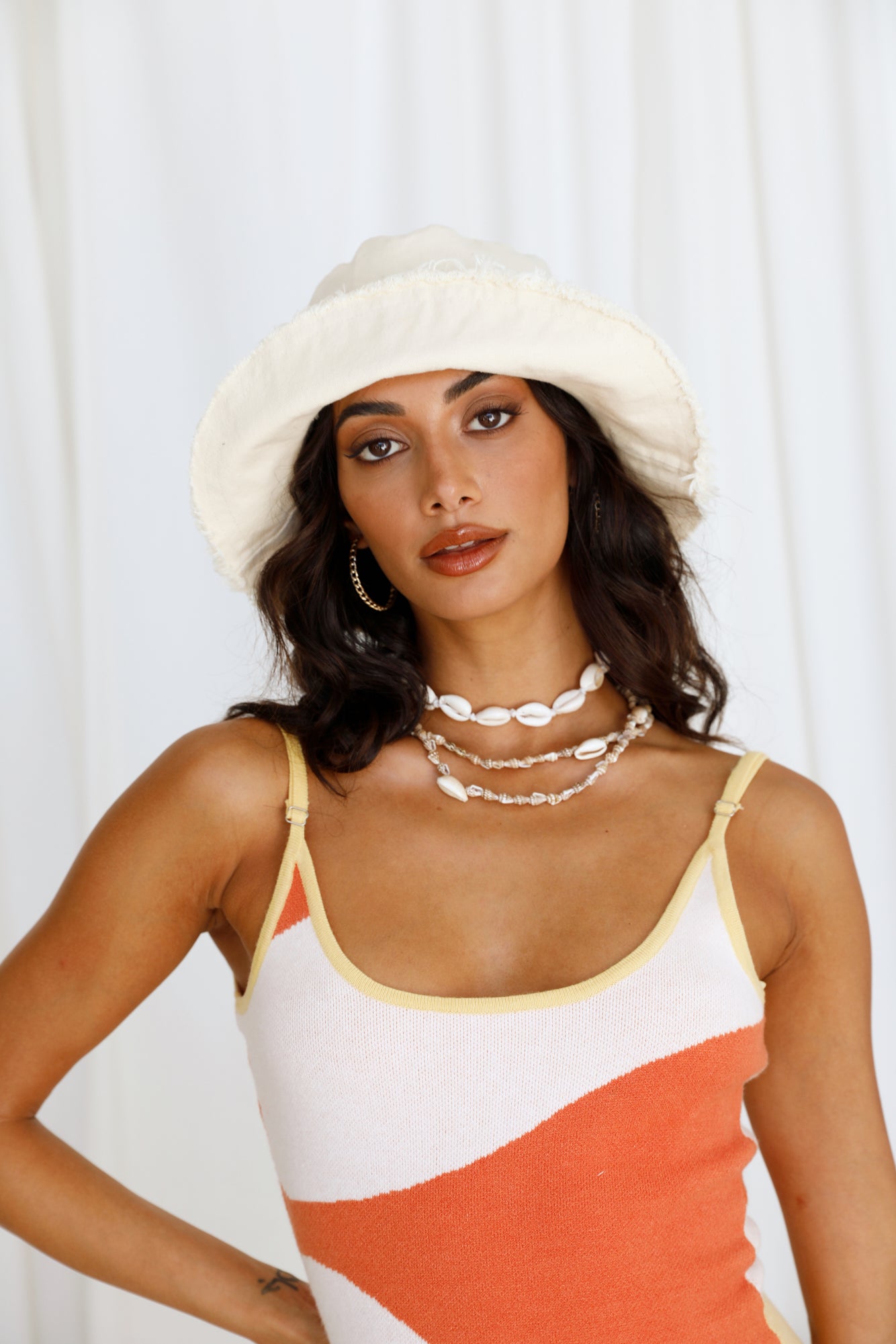 Sun Shower Bucket Hat Beige-Trogz