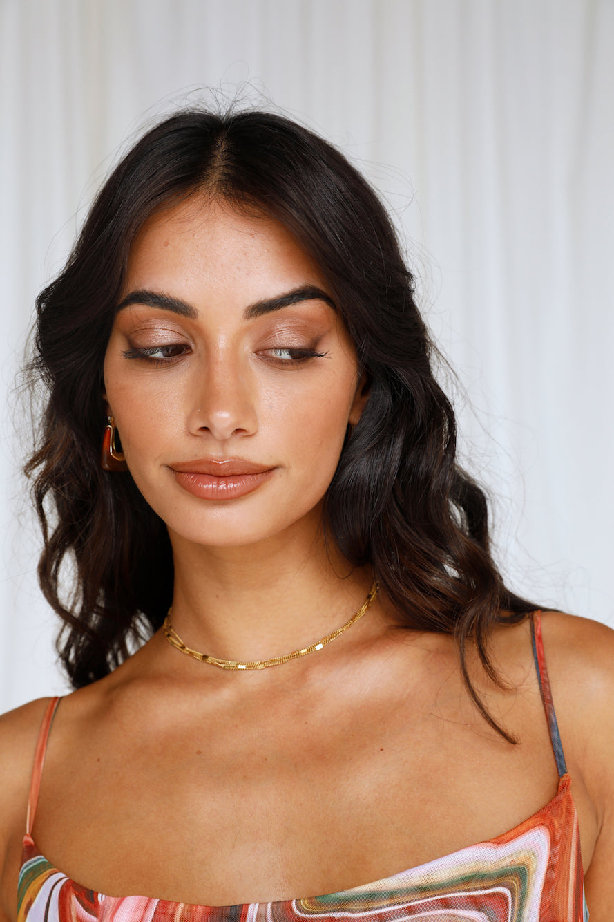 18k Gold Plated Limitless Skies Necklace Gold-Trogz