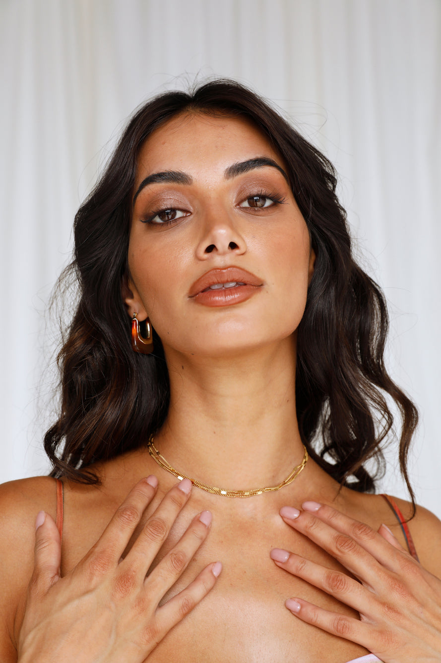 18k Gold Plated Limitless Skies Necklace Gold-Trogz