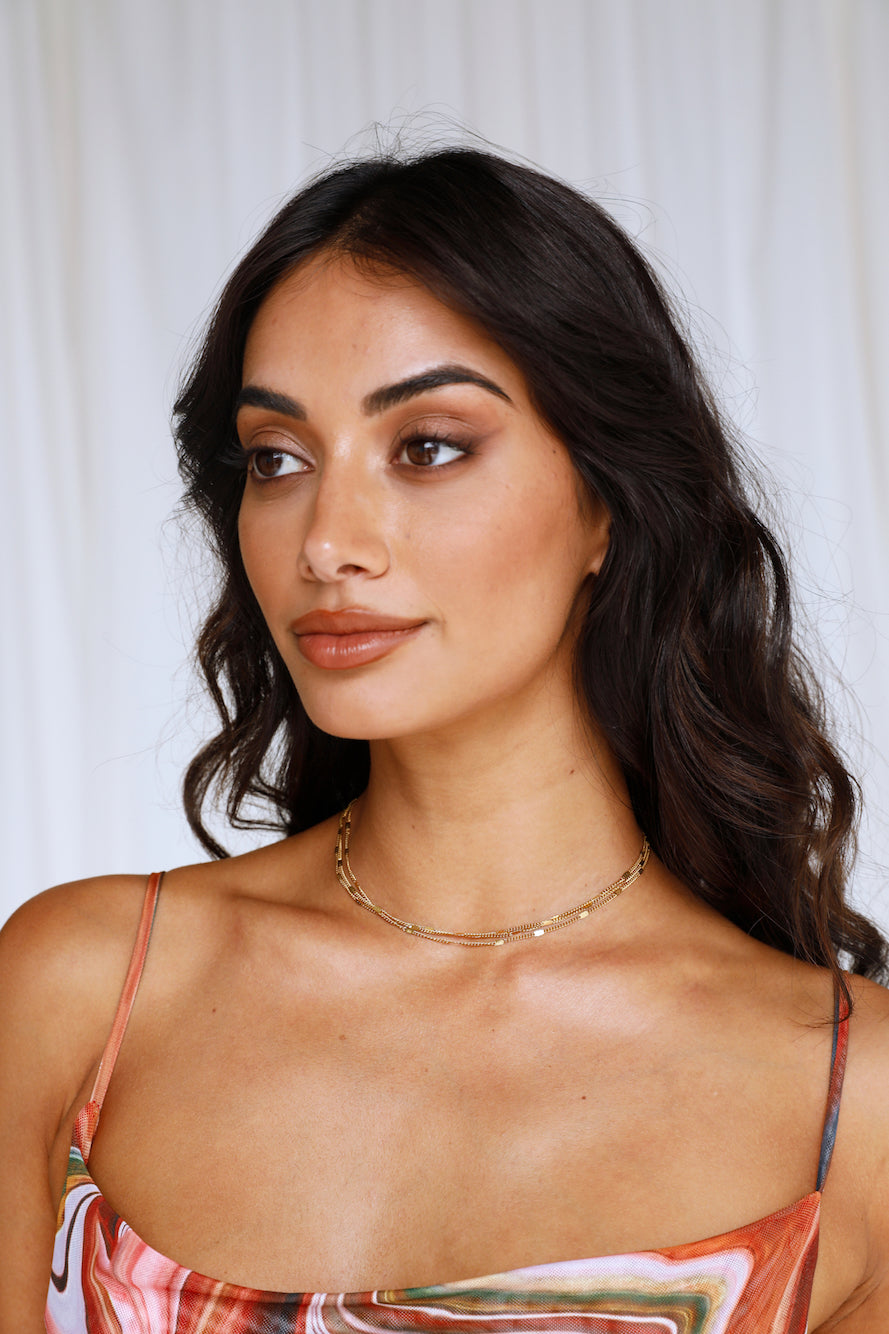 18k Gold Plated Limitless Skies Necklace Gold-Trogz