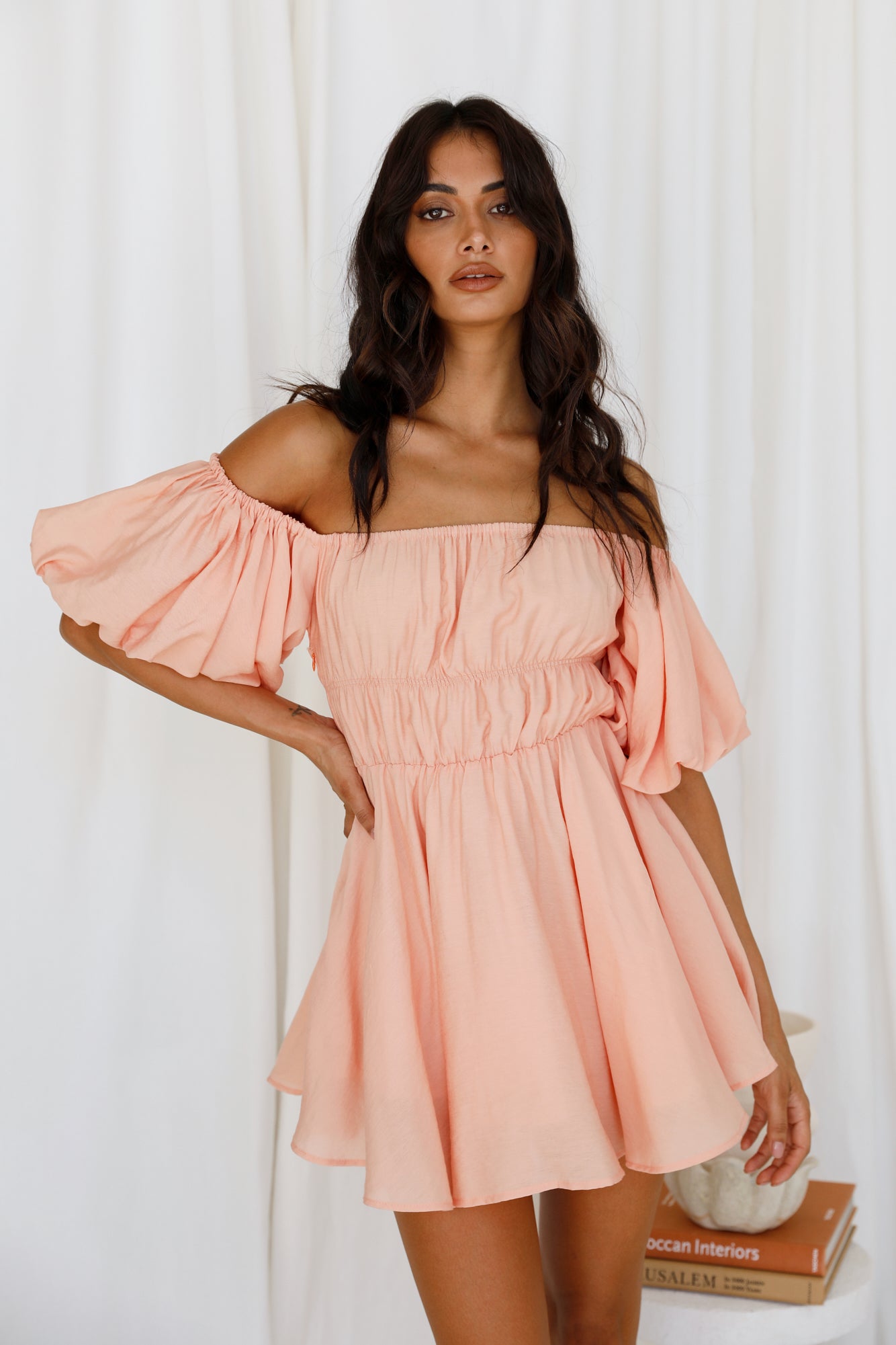 Berry Hearts Dress Orange-Trogz