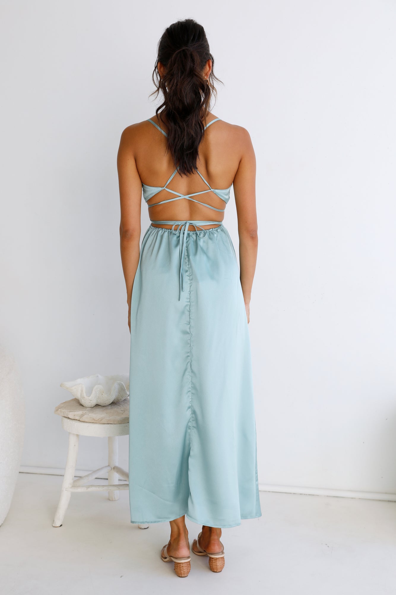 Be My Darling Maxi Dress Light Blue-Trogz