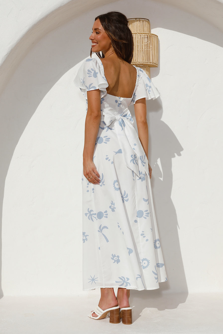 Angel Baby Maxi Dress Blue-Trogz