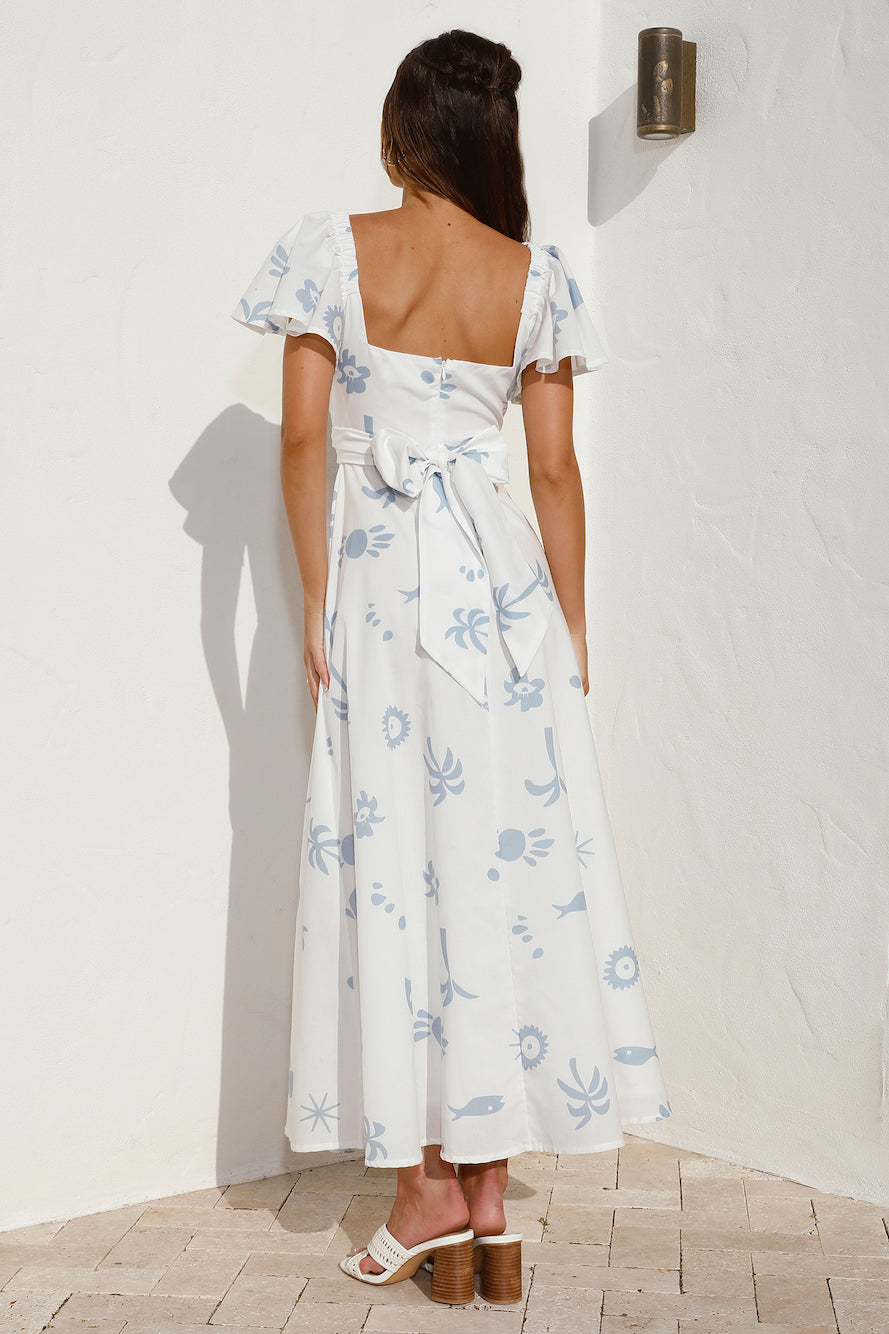 Angel Baby Maxi Dress Blue-Trogz