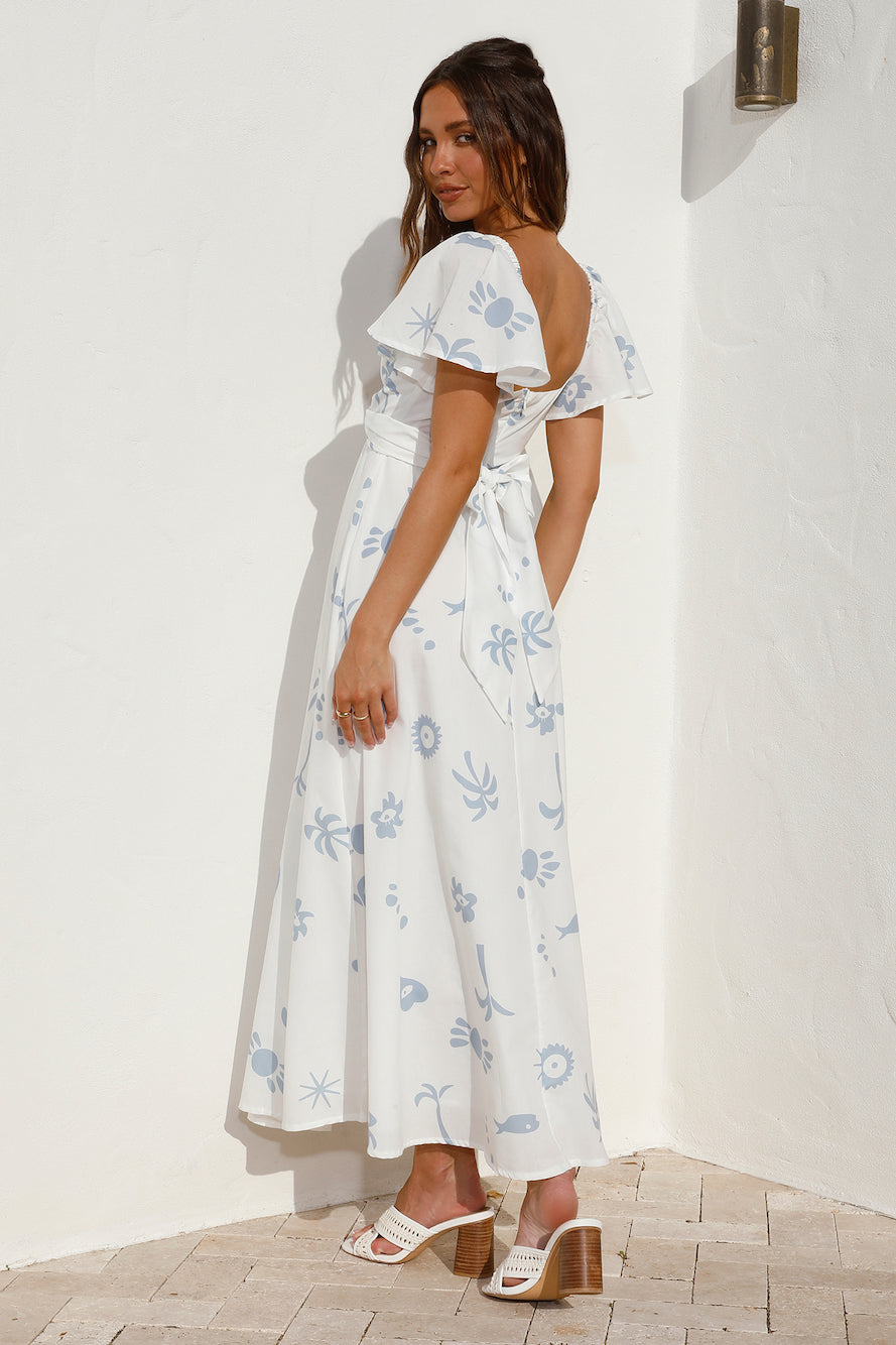 Angel Baby Maxi Dress Blue-Trogz