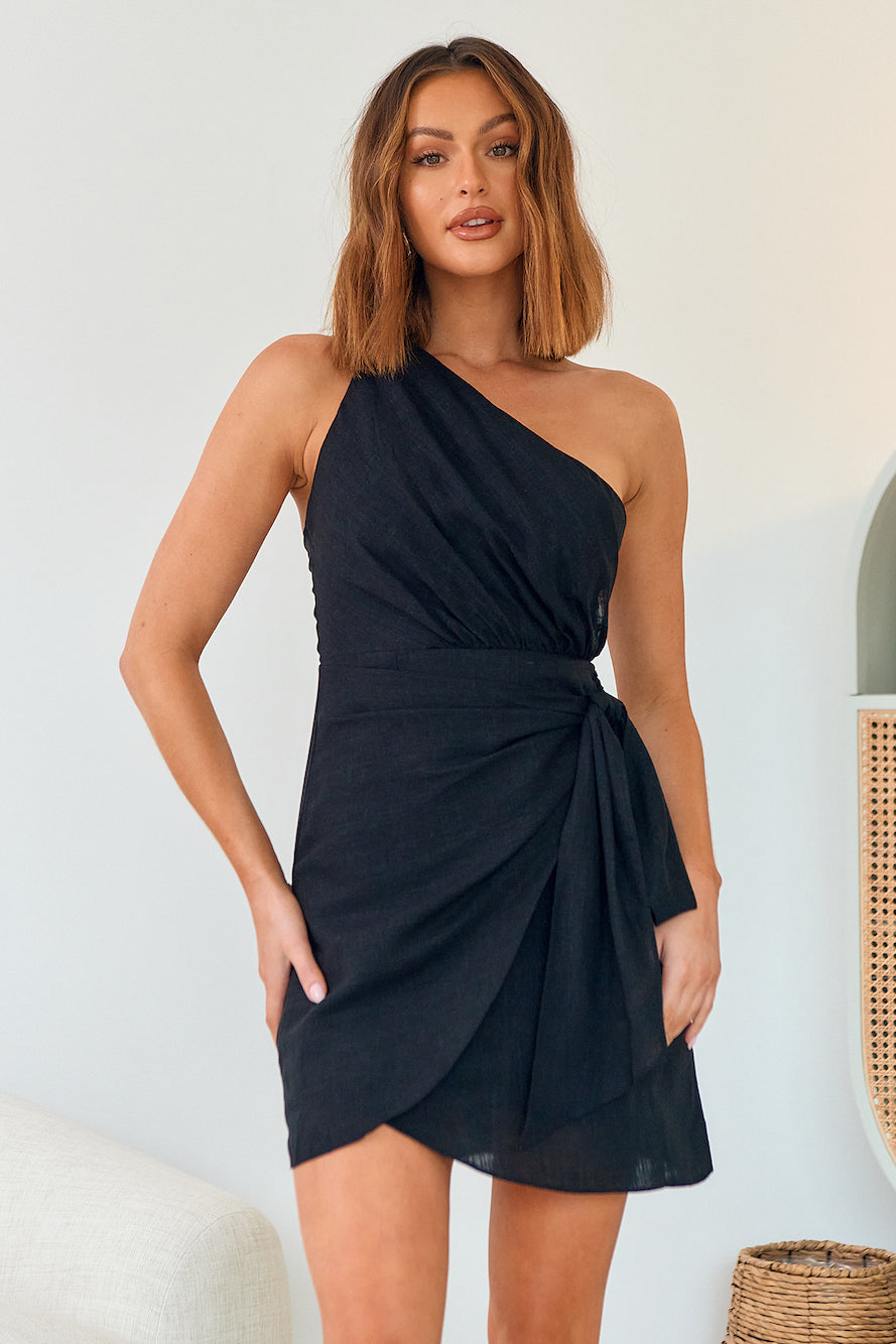 Bright Favours Dress Black-Trogz