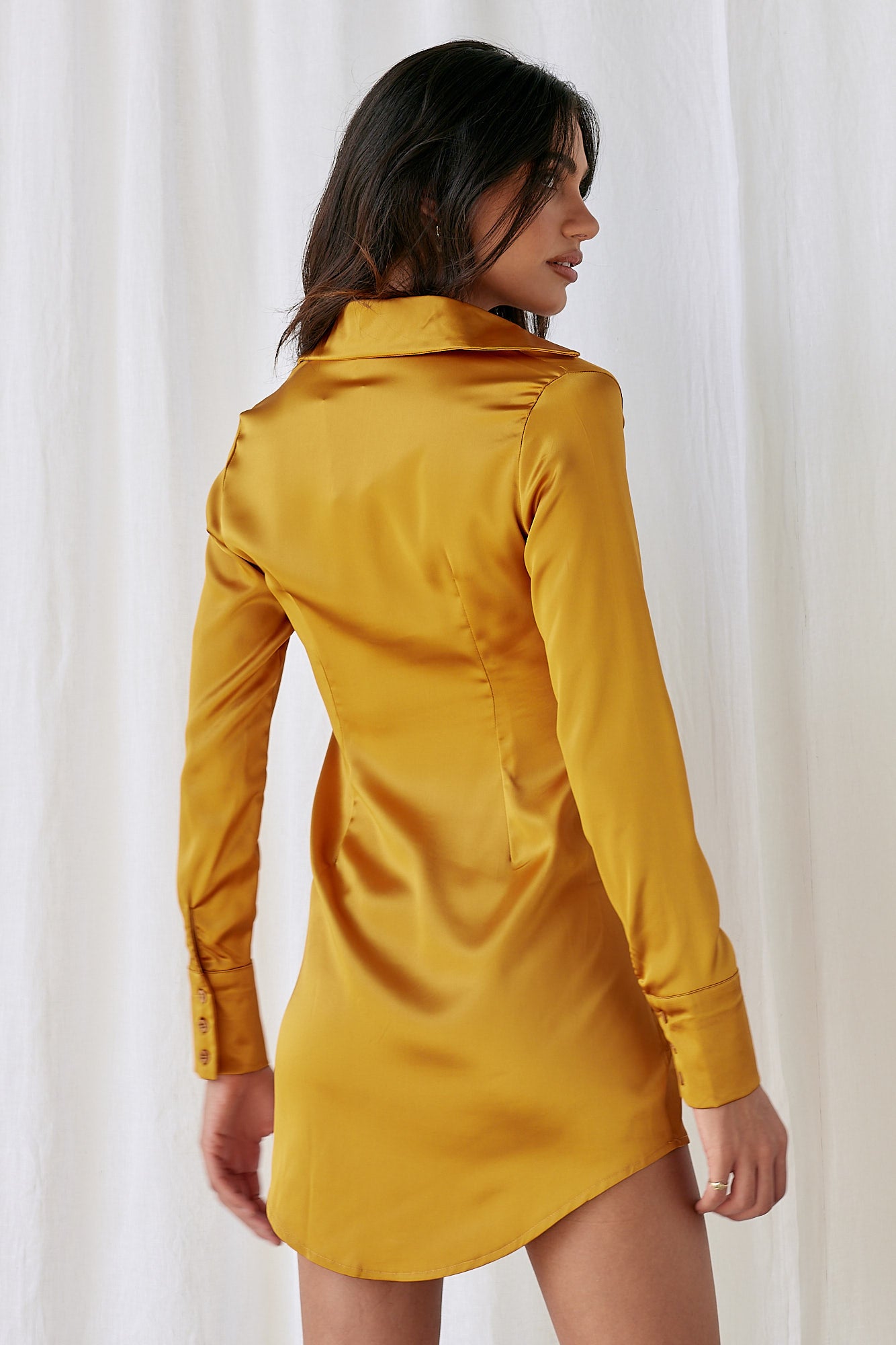 Be My Thriller Dress Yellow-Trogz