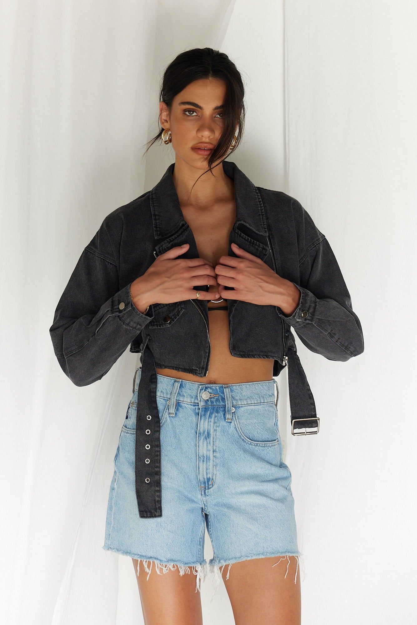 Arena Jacket Black Denim-Trogz