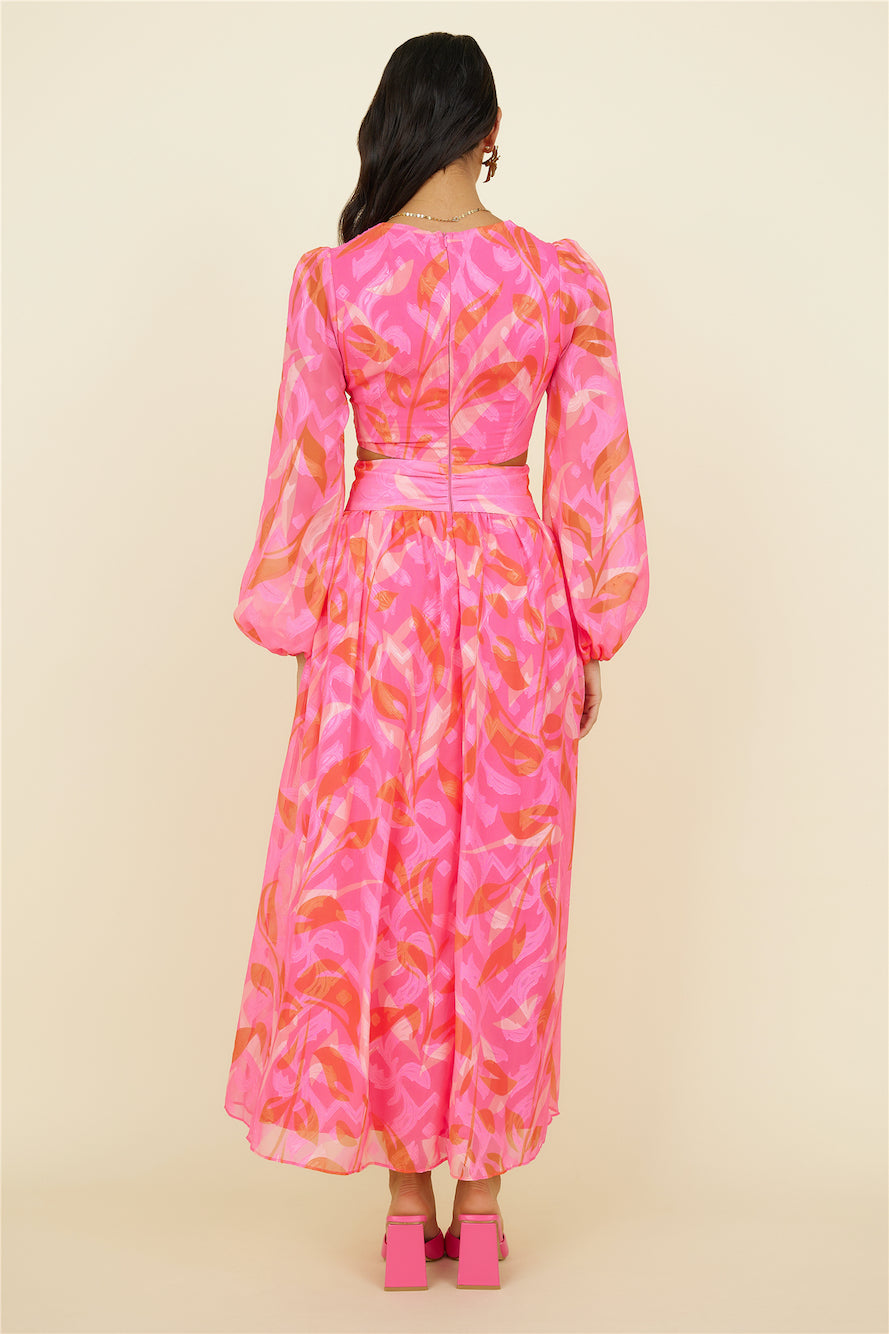 Angel City Maxi Dress Pink-Trogz