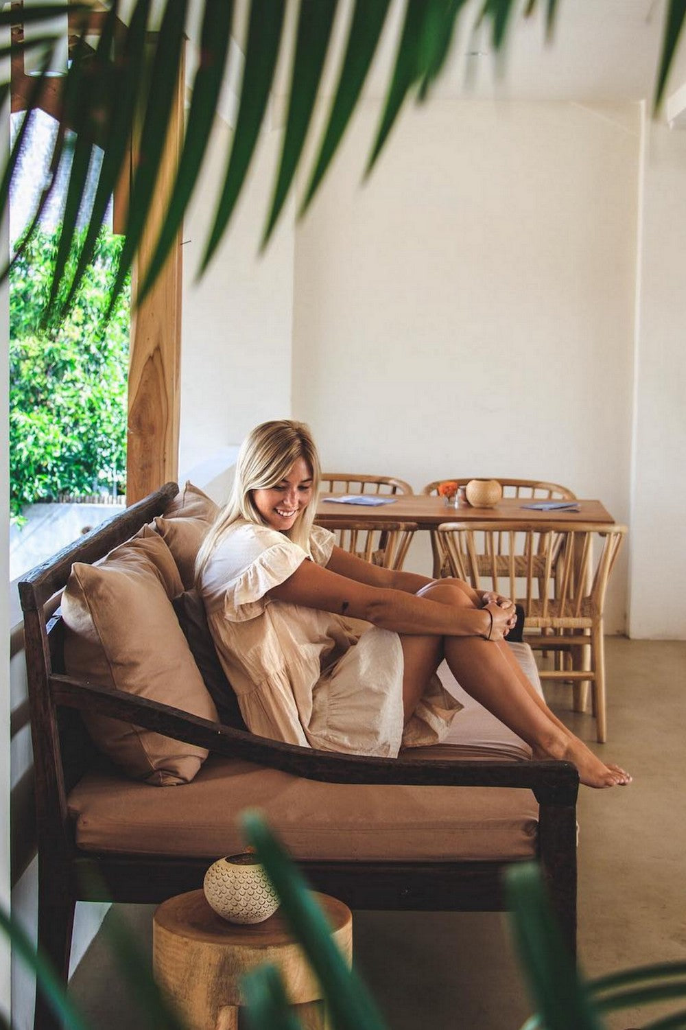 Apollo Dress Beige-Trogz