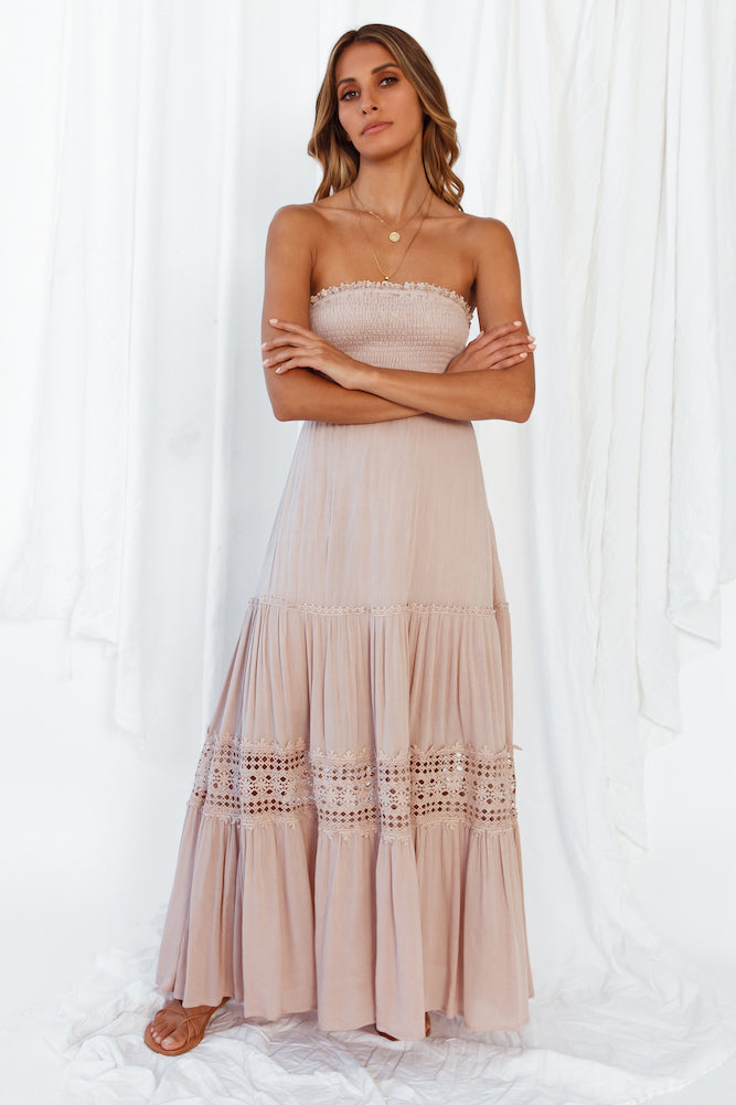 Agatha Maxi Dress Mocha-Trogz