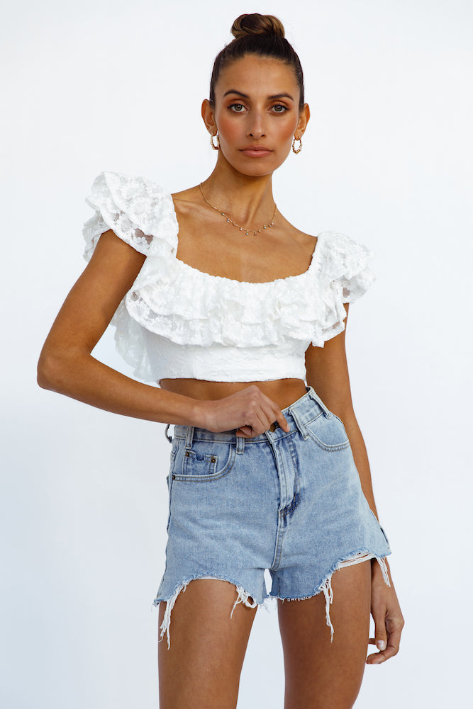 Amiens Crop Top White-Trogz